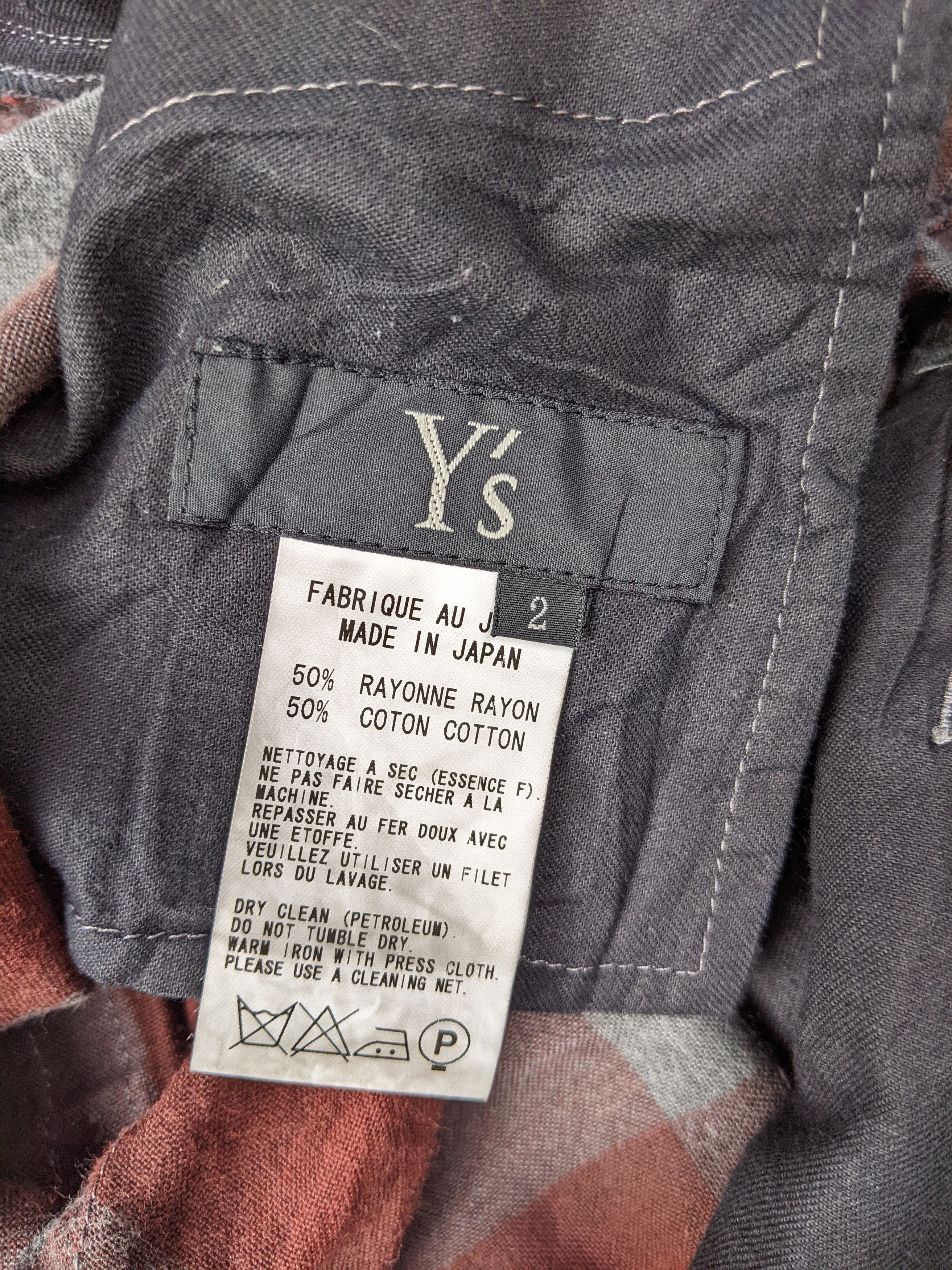 Y's Yohji Plaid Tartan Pants Size US 30 / EU 46 - 3 Thumbnail