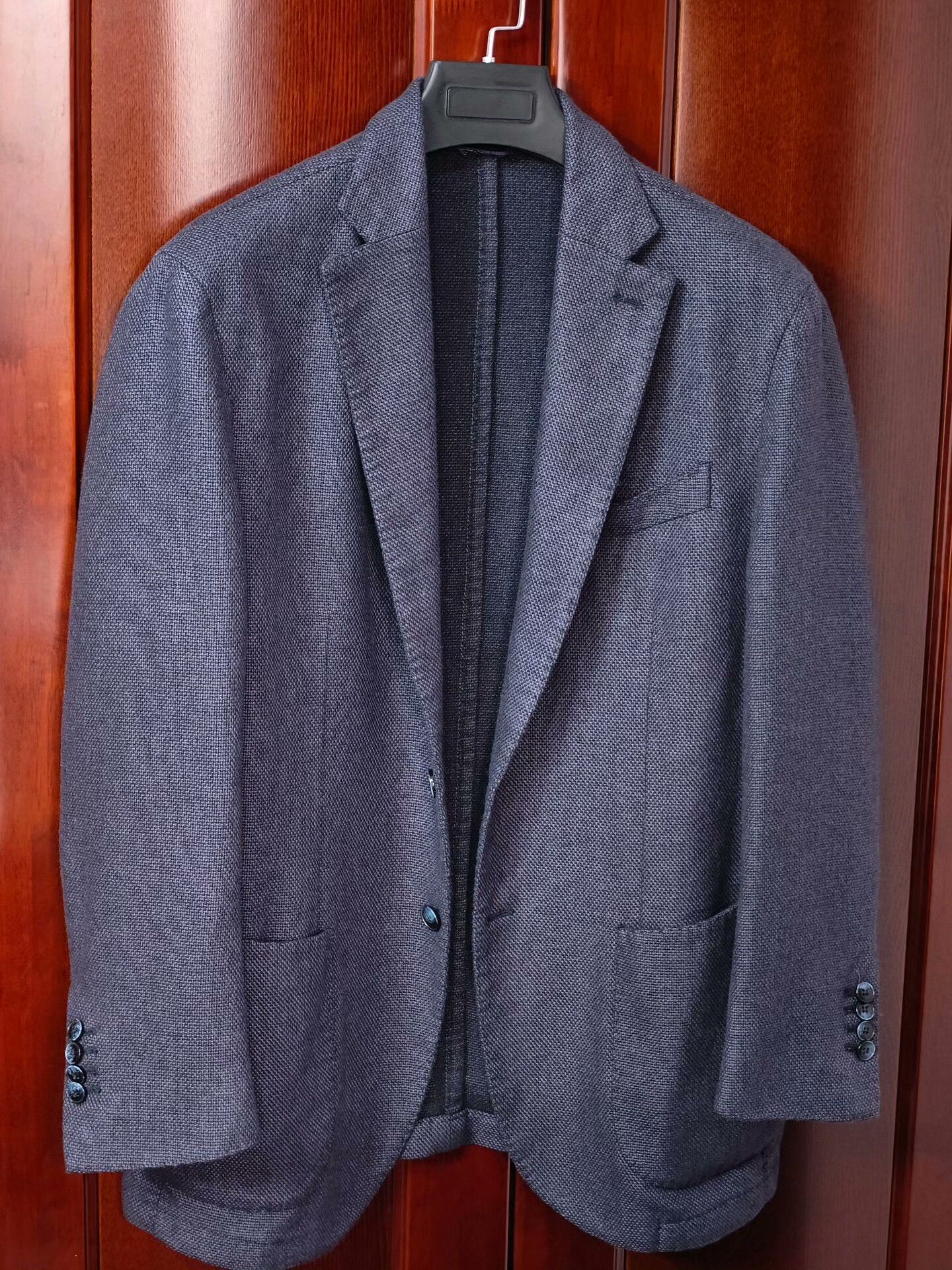Lubiam Italian Cashmere Silk Suit Jacket Size US L / EU 52-54 / 3 - 1 Thumbnail