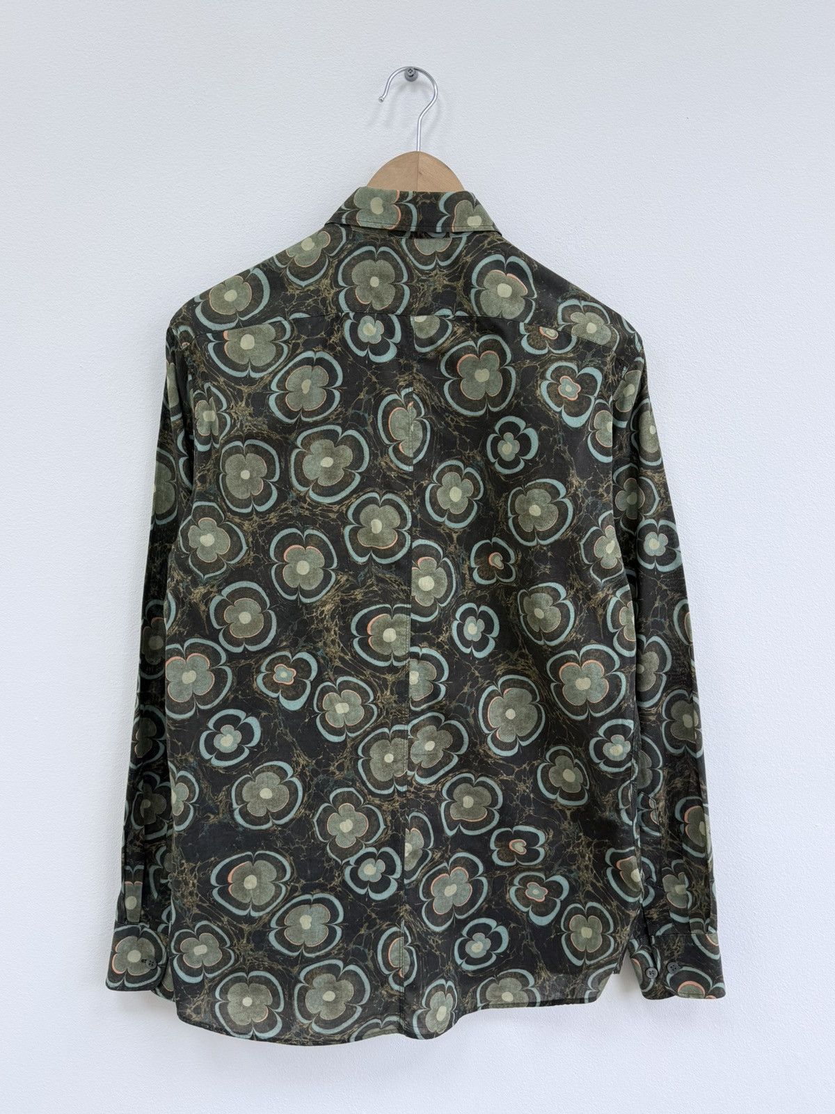 Dries Van Noten Dries Van Noten Floral Print Button Up Shirt Size US M / EU 48-50 / 2 - 11 Thumbnail