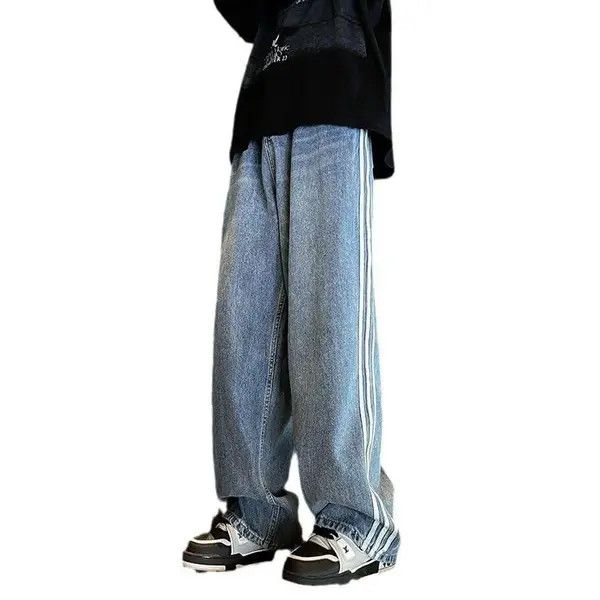 Jean VIBE Baggy Blue Track Denim Jeans Size US 30 / EU 46 - 5 Thumbnail