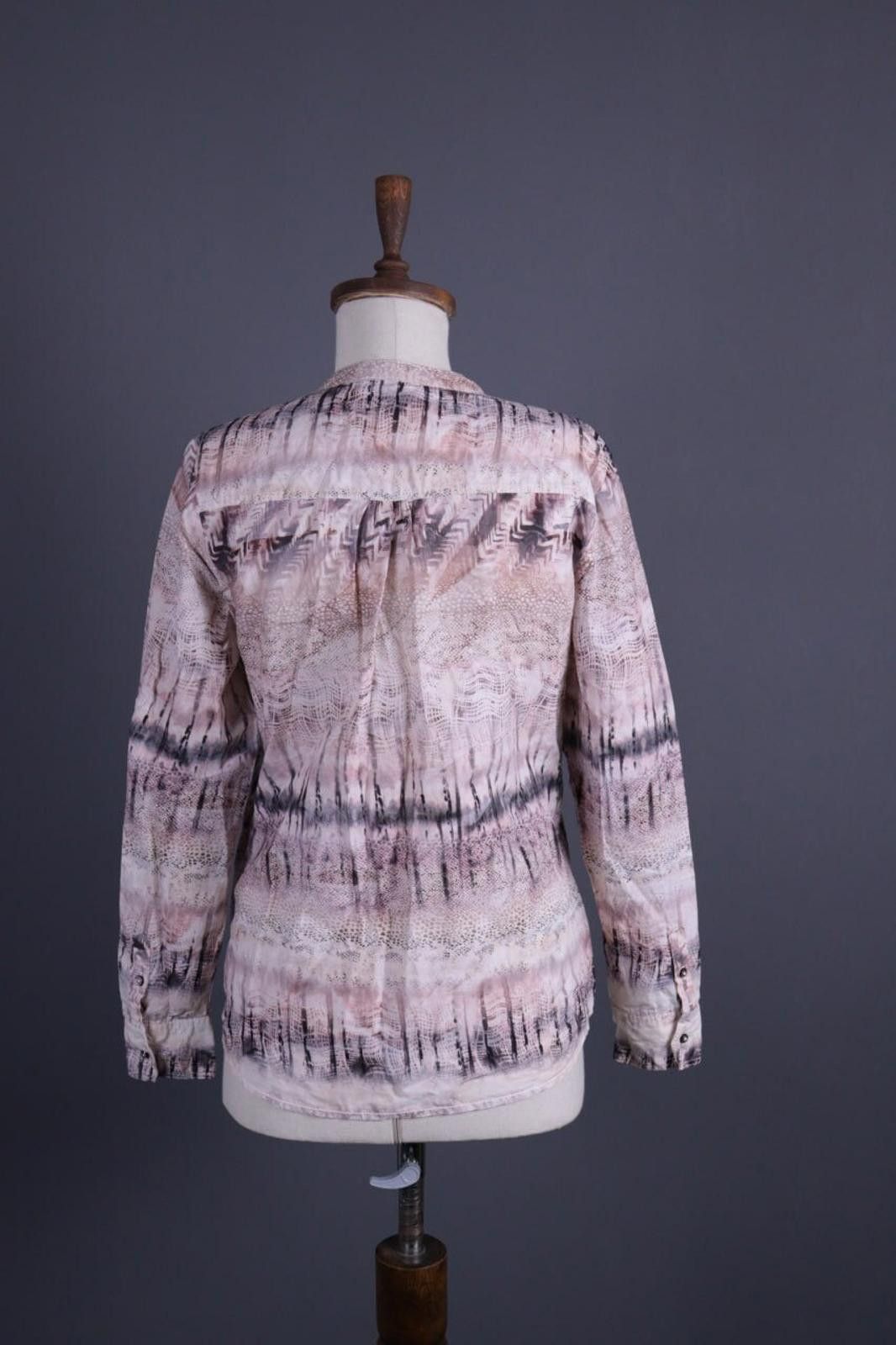 Designer Emily Van Den Bergh Pink Designer Printed Shirt Size 42 / L Size M / US 6-8 / IT 42-44 - 7 Thumbnail