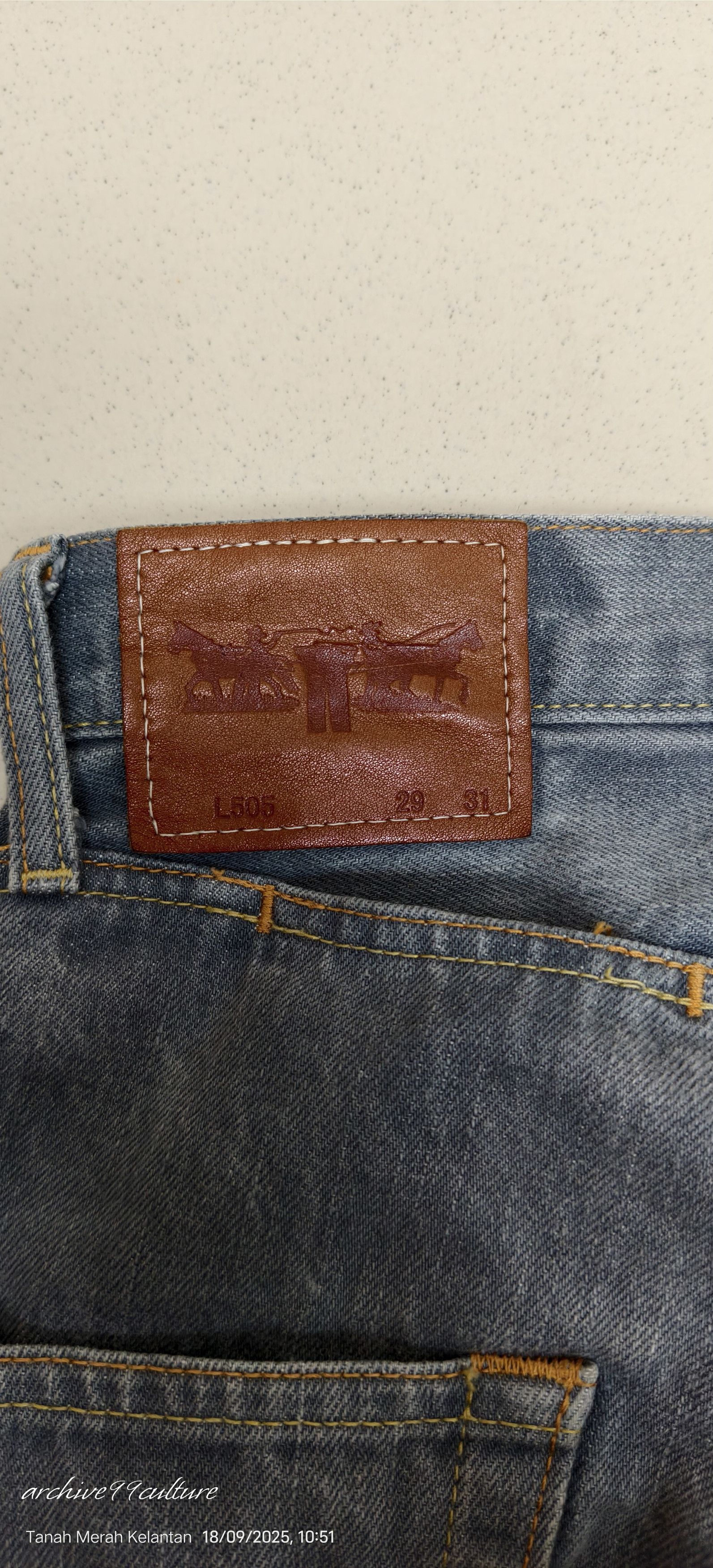 Takahiromiyashita The Soloist. Levi's® Lefty Jean L505 by Takahiro Kuraishi Size US 31 - 12 Thumbnail