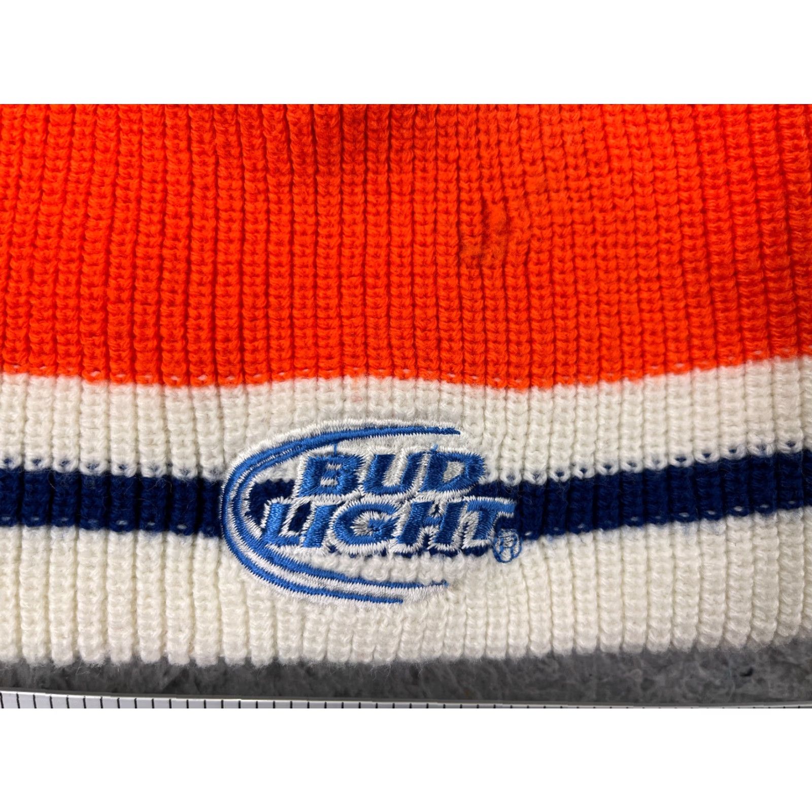 Budweiser Budweiser Beanie Hat Adult One Size Blue Acrylic Knit Unisex Fall Winter Sports Beer Beanie Cap Size ONE SIZE - 2 Thumbnail