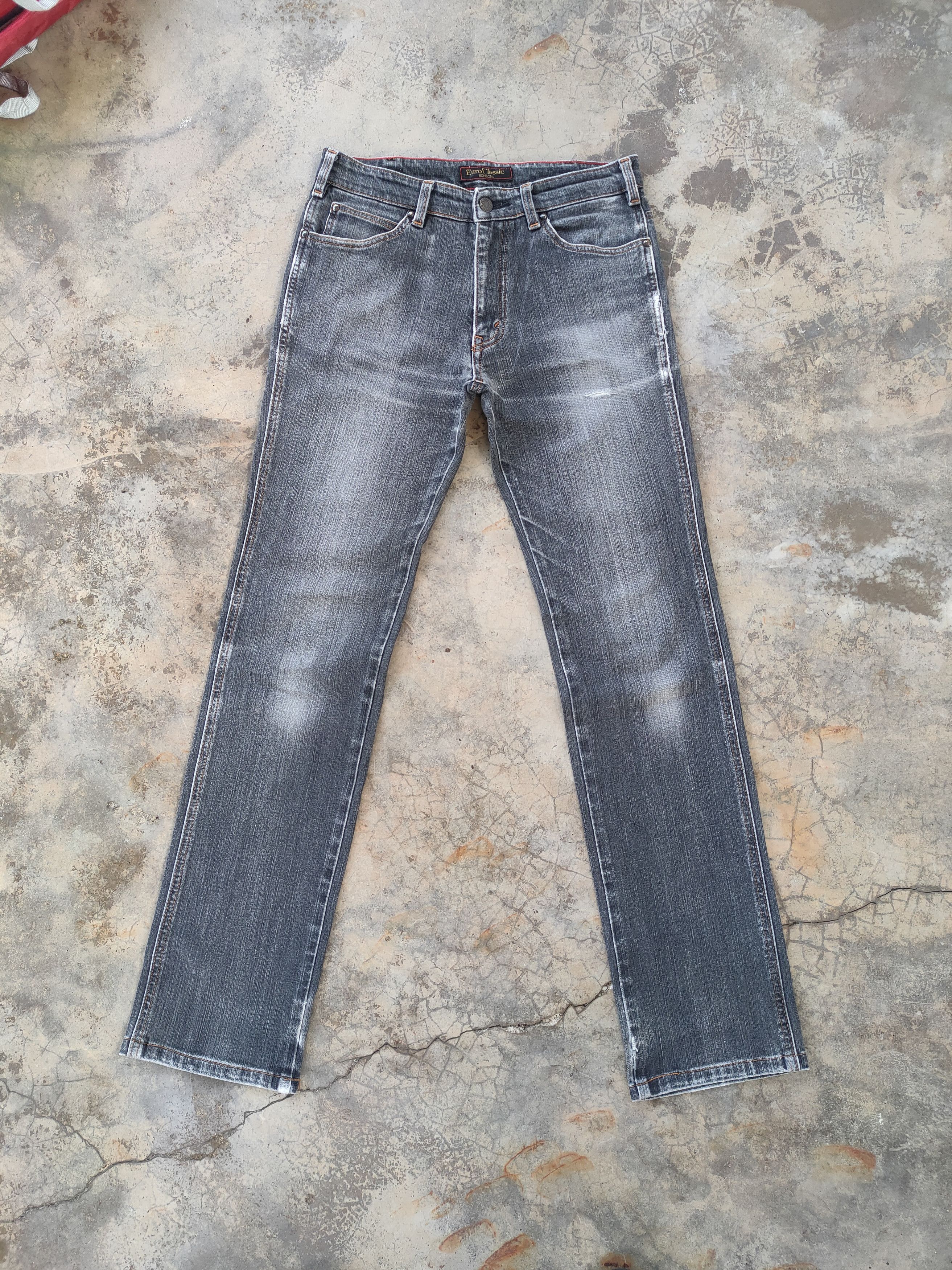 Japanese Brand × Jean × Vintage W30 VINTAGE JAPAN EC100 FADED BLACK JEANS DENIM PANTS Size US 30 / EU 46 - 1 Thumbnail