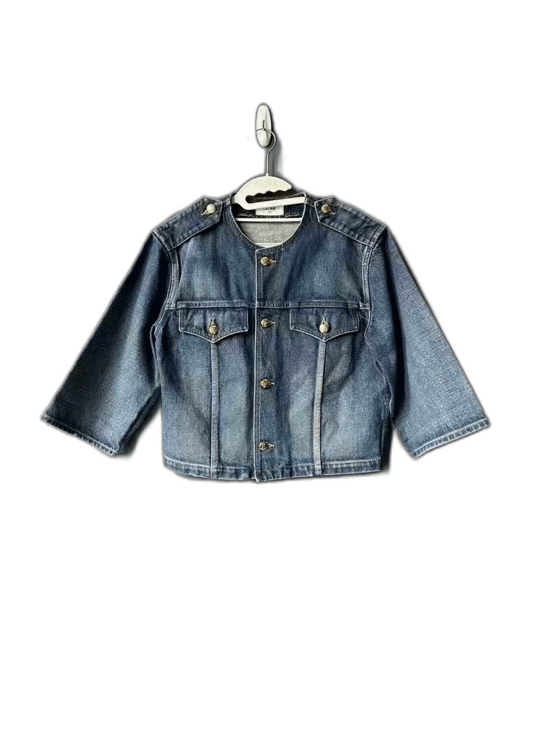 Celine Gold Button Denim Jacket