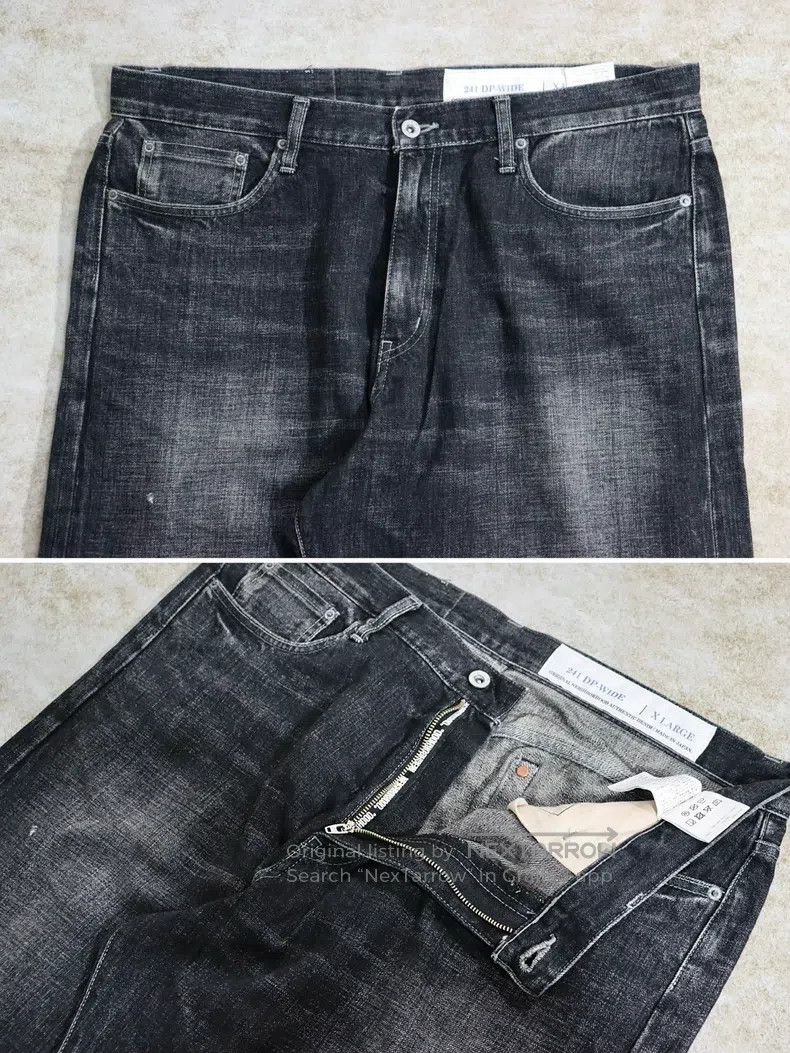 Neighborhood Neighborhood size XL 24ss Washed Dp-wide Basic Washed Deni Size US 27 - 3 Thumbnail