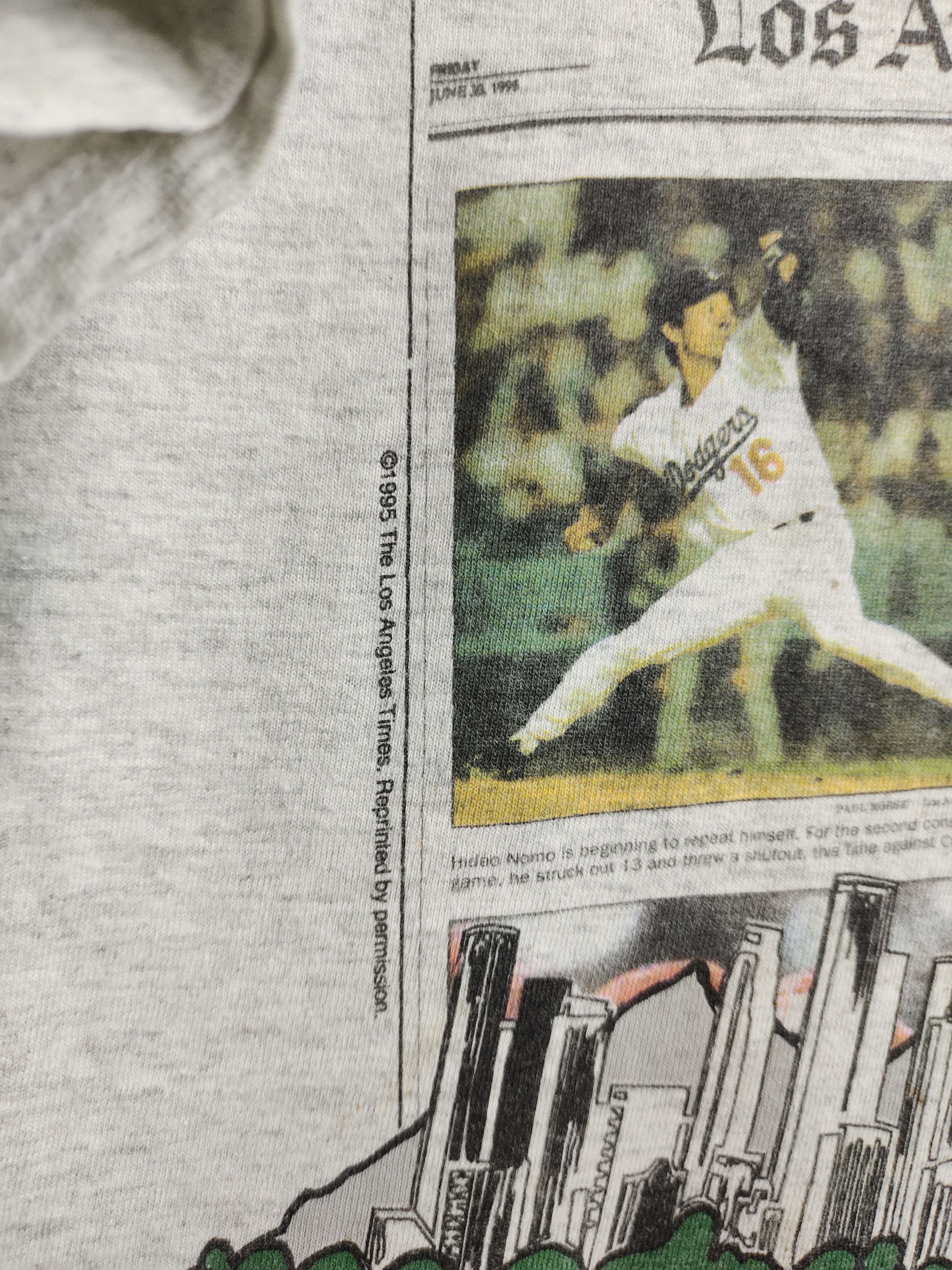MLB × Vintage Vintage 90s Tornado Dodgers MLB Tee Size US M / EU 48-50 / 2 - 3 Thumbnail