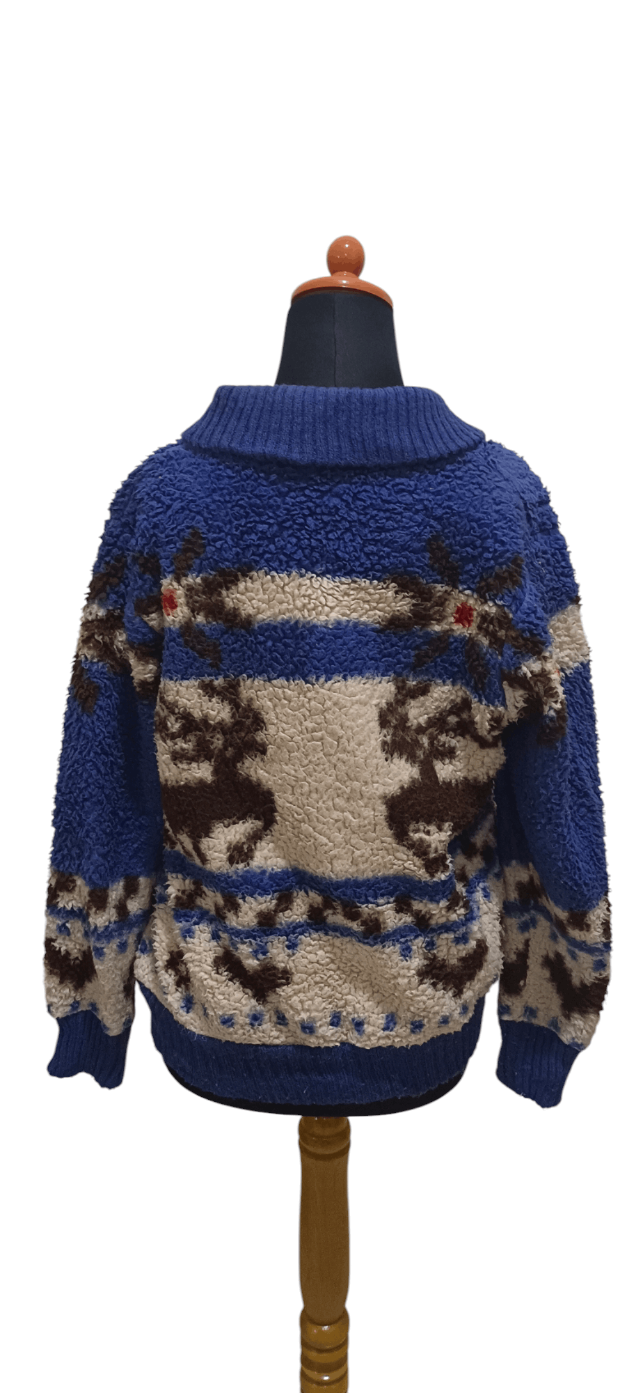 Japanese Brand Vintage 1990s Cardigan Cristmas Theme Size M / US 6-8 / IT 42-44 - 2 Thumbnail