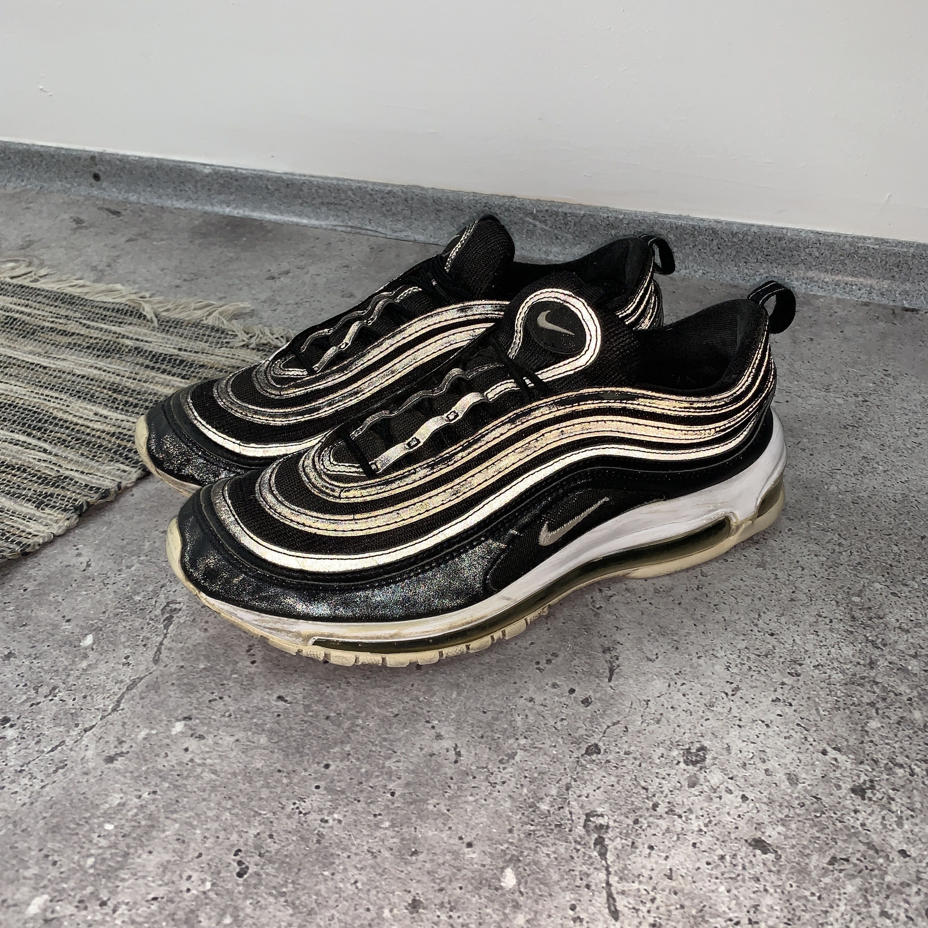 Nike Nike Air Max 97 Black Reflective Sneakers Size US 10.5 / EU 43-44 - 6 Thumbnail