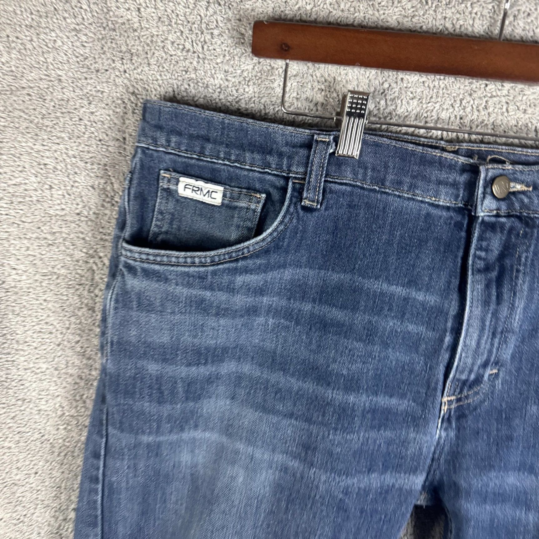 Denime Tyndale FR Jeans Mens 40x30 Blue Relaxed Straight Leg Denim Flame-Resistant Jeans Size US 40 / EU 56 - 2 Thumbnail