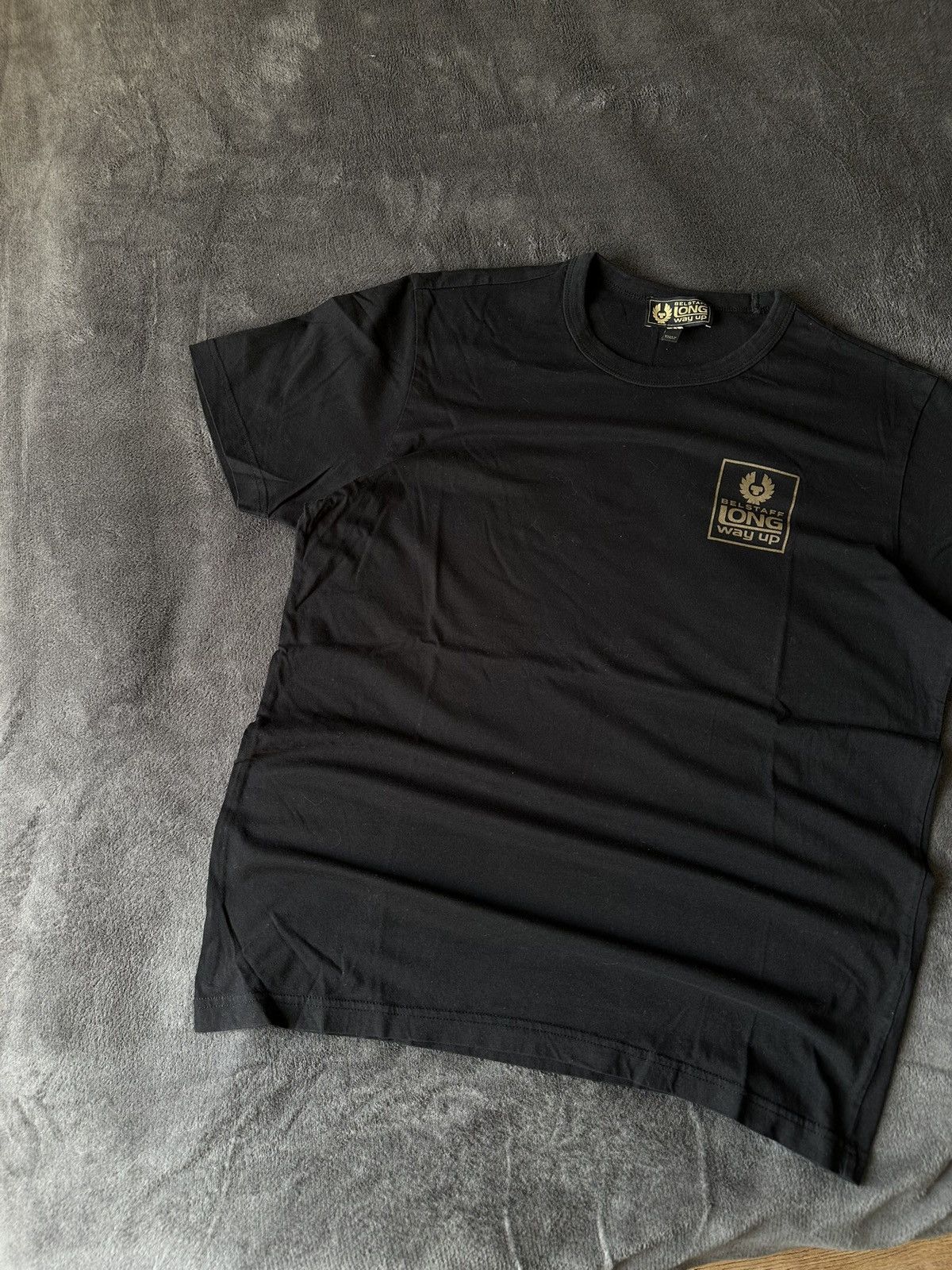 Belstaff × Vintage Vintage Belstaff T Shirt Tee Logo Black Size US M / EU 48-50 / 2 - 2 Thumbnail
