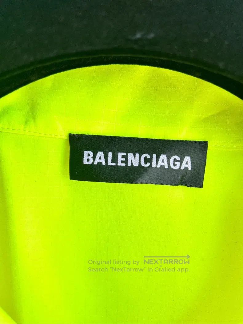 Other Balenciaga size 39 Neon Yellow Jersey Long Sleeve Jacket Size US M / EU 48-50 / 2 - 2 Thumbnail