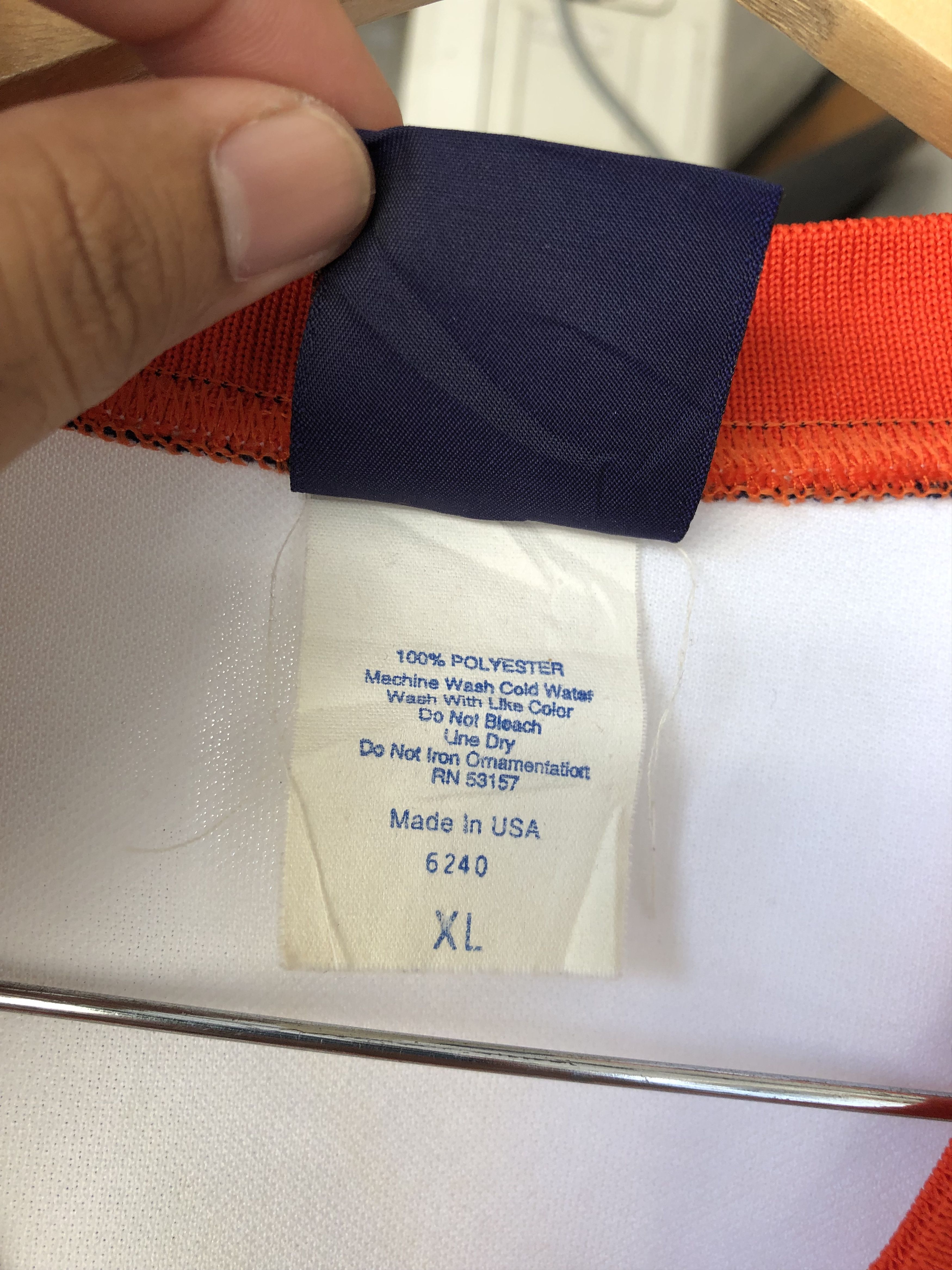 Vintage 🔥 Vtg 80s Houston Astros Baseball Jersey HipHop Autographed Size US XL / EU 56 / 4 - 7 Thumbnail