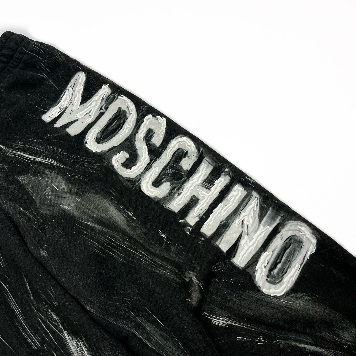 Moschino Moschino Couture Women’s Sweatpants Black/White Logo Size 27" / US 4 / IT 40 - 4 Thumbnail