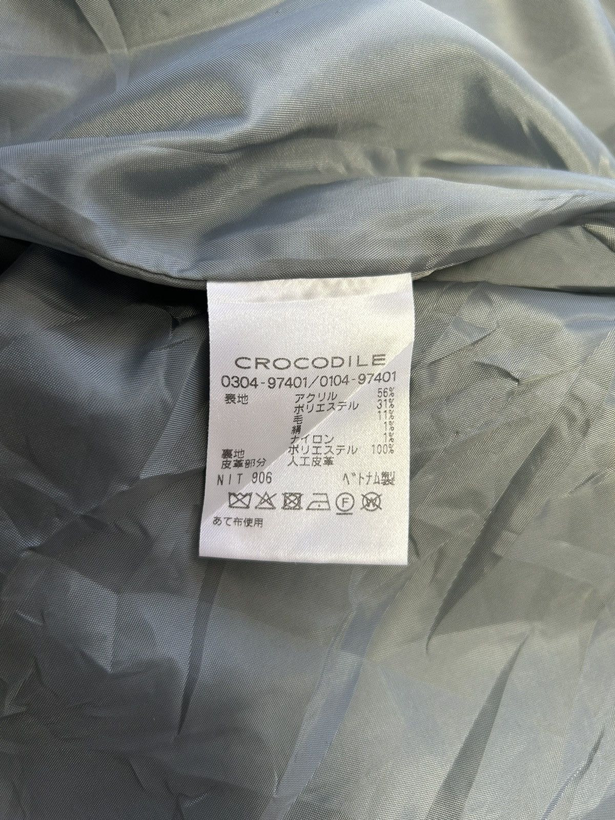 Japanese Brand × Lacoste CROCODILE WOOL GREY COAT Size XL / US 12-14 / IT 48-50 - 6 Thumbnail