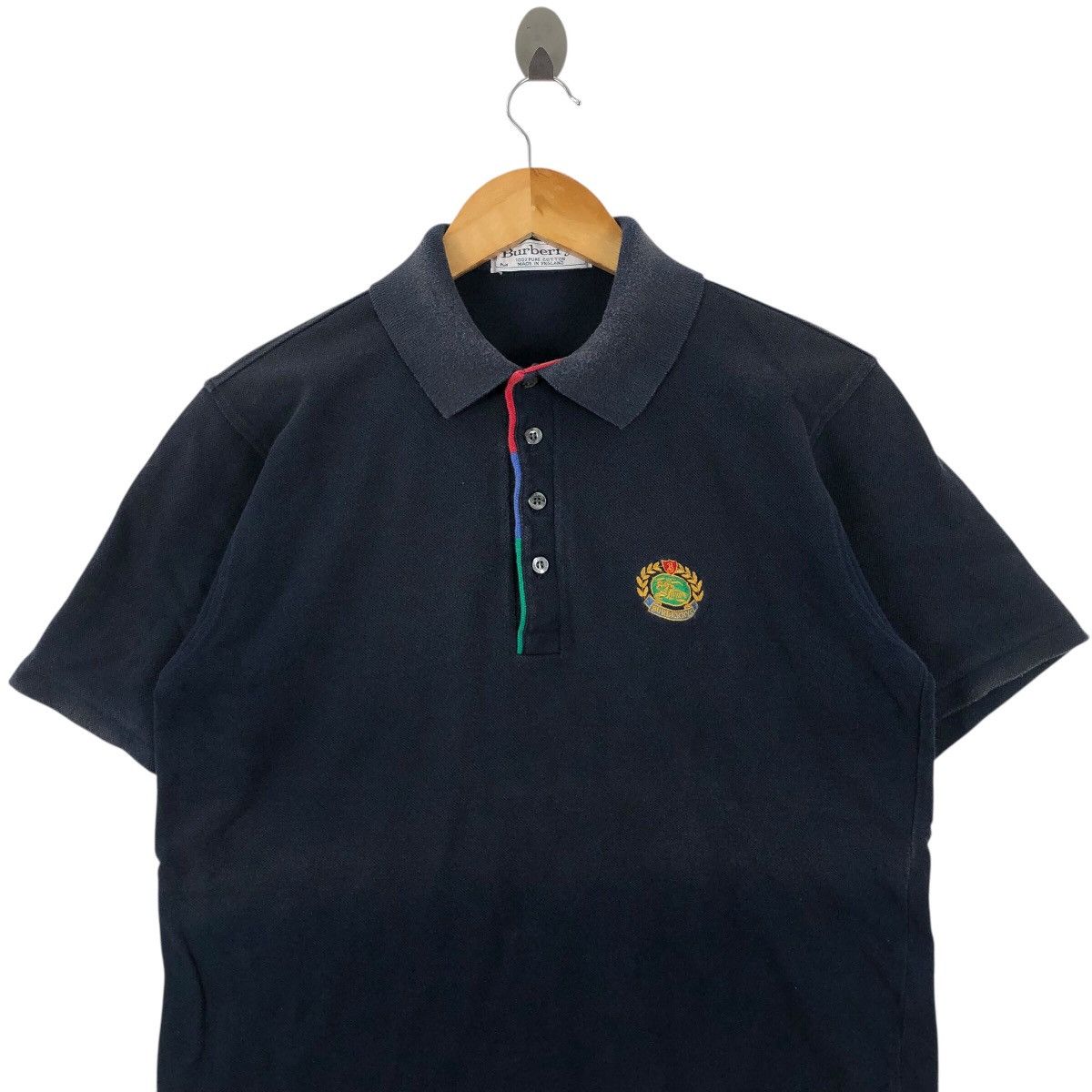 Burberry Vintage BURBERRYS Polos Embroidered Logo Size M Size US M / EU 48-50 / 2 - 2 Thumbnail