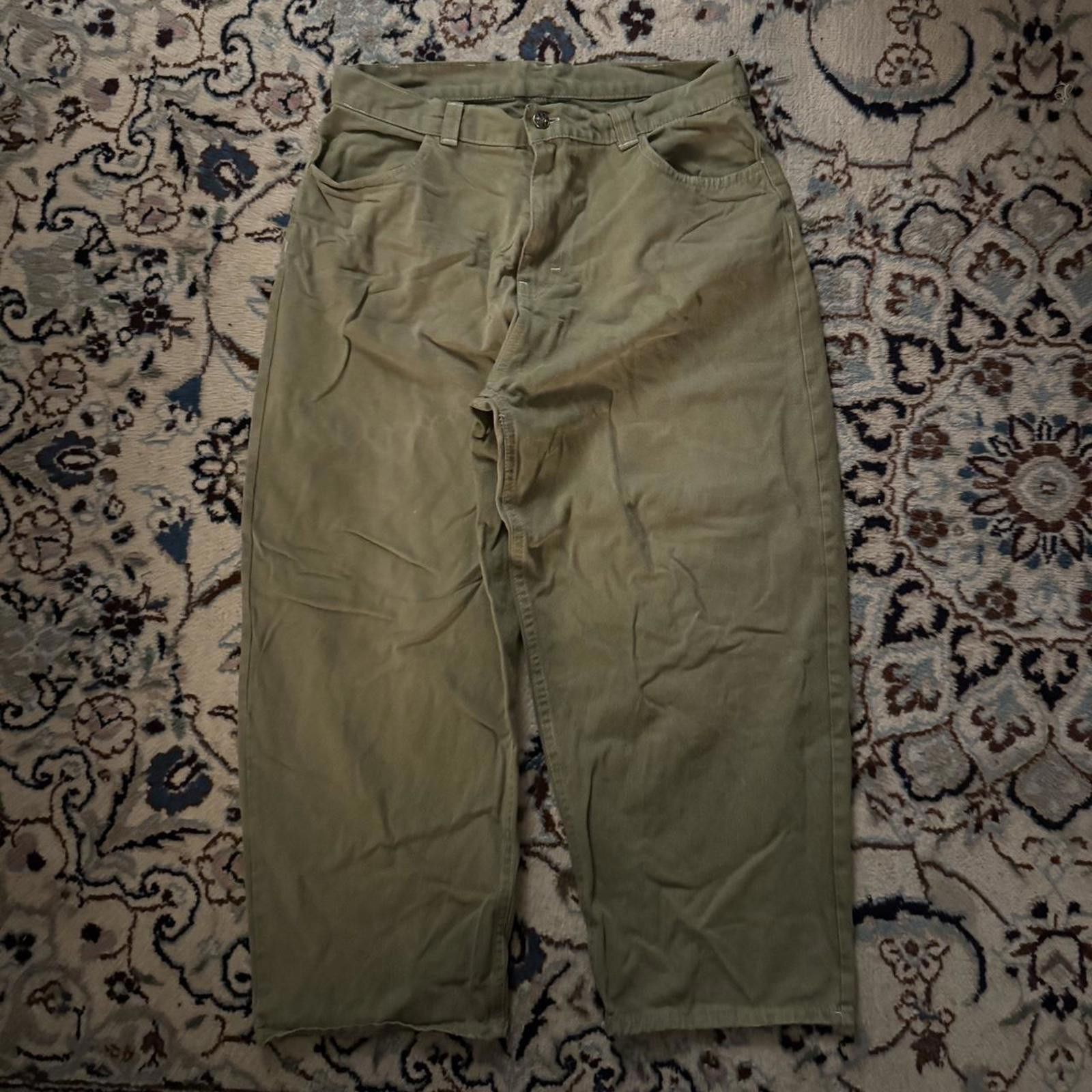 Other Men's Green and Khaki Trousers Size US 34 / EU 50 - 3 Thumbnail