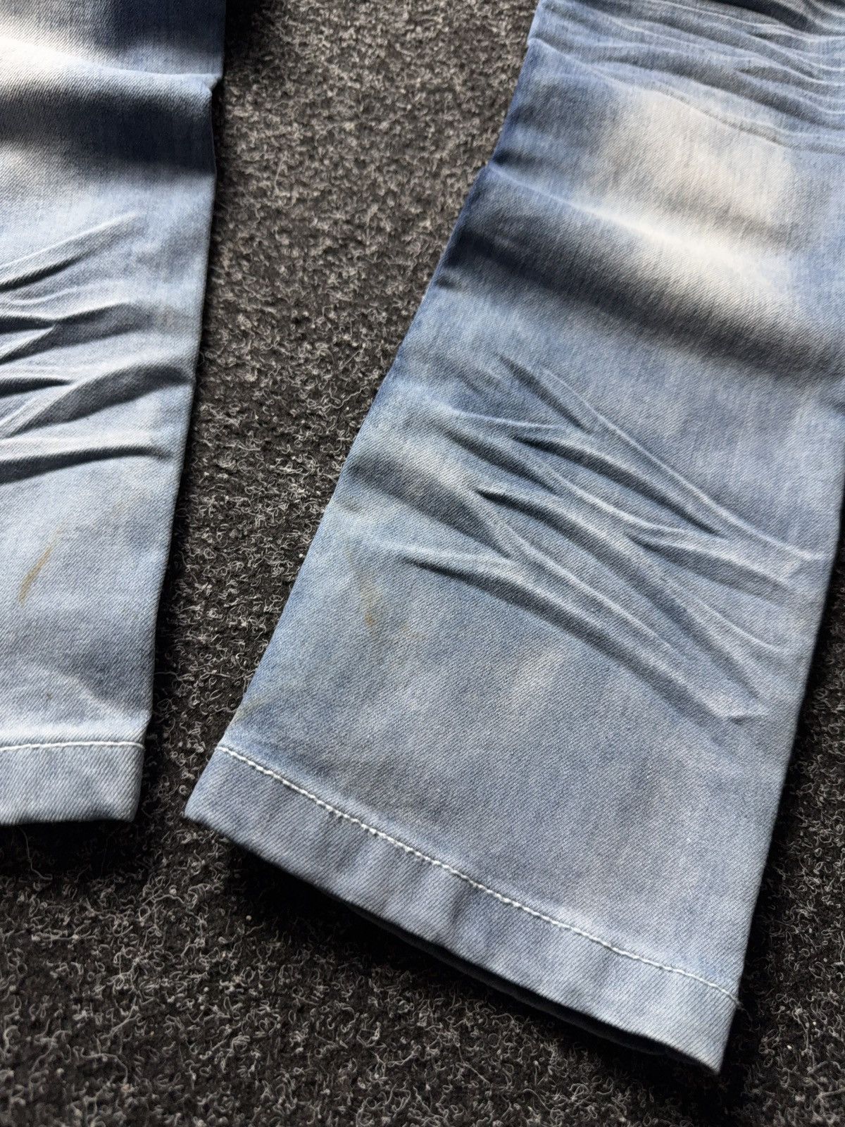 Japanese Brand Y2K JRW-4906 Japanese Style 90s Distressed Moto m Jeans Size 25" / US 0 / IT 36 - 18 Thumbnail