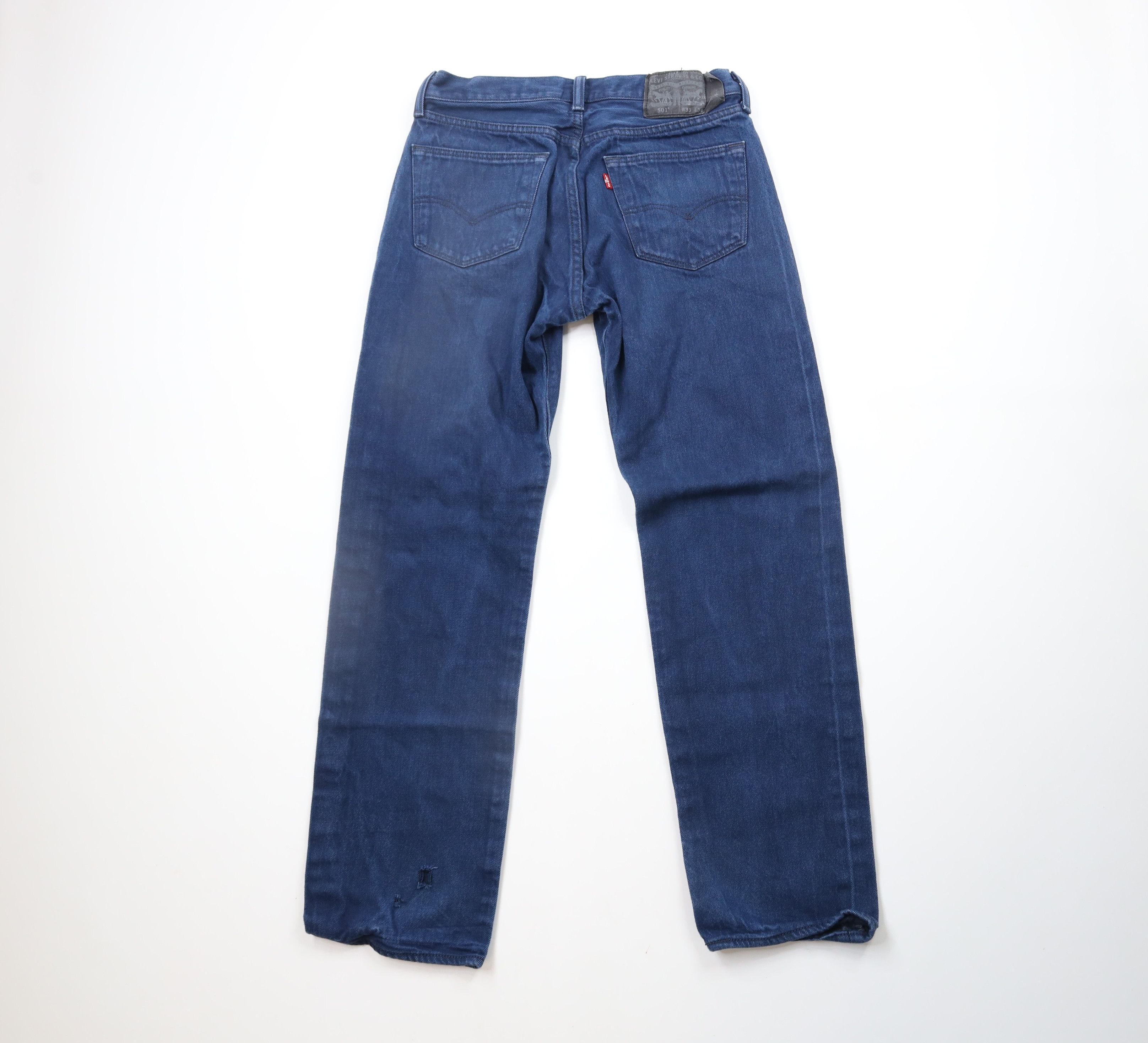 Levi's × Vintage Levis 501xx Button Fly Original Fit Denim Jeans Blue Size US 31 - 9 Thumbnail