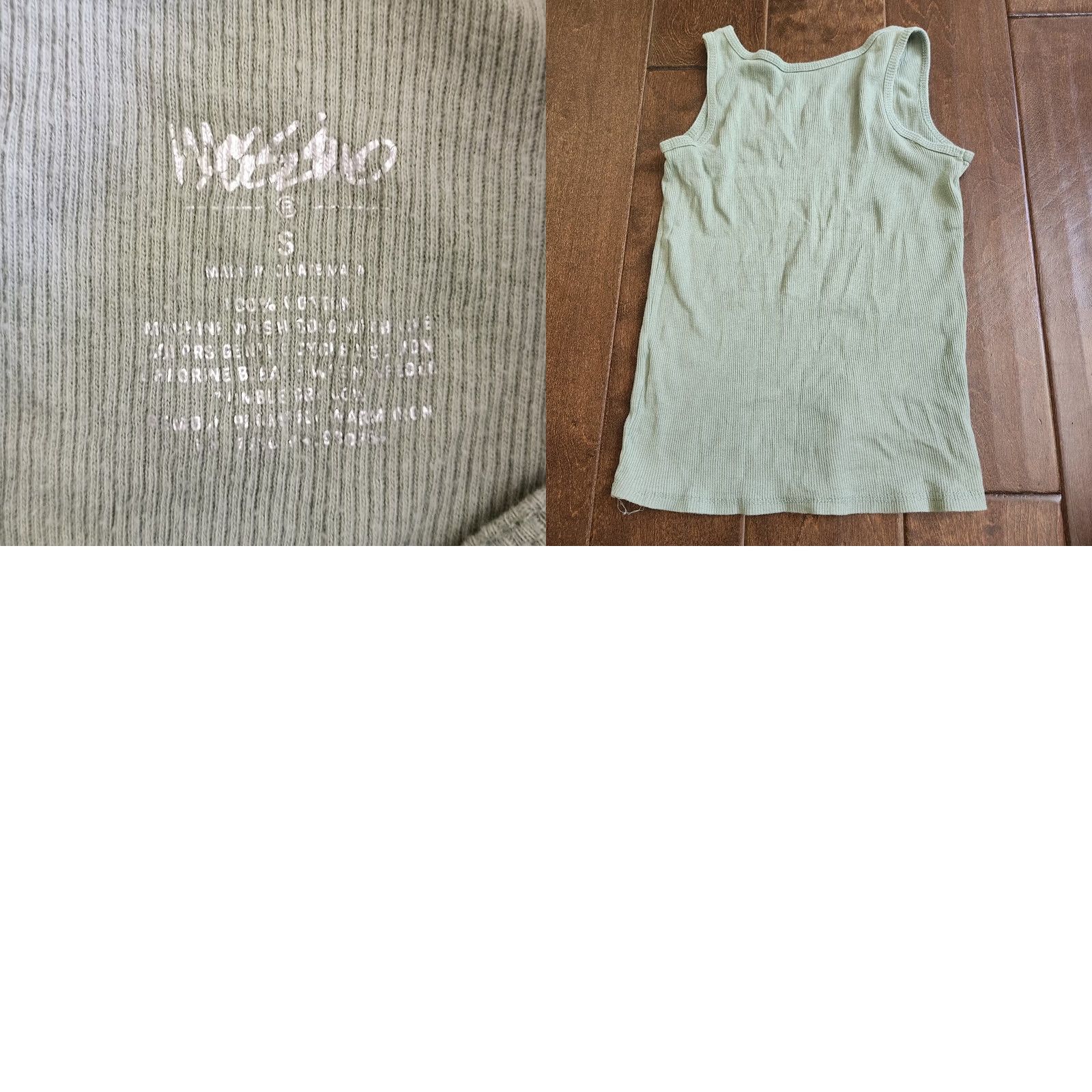 Mossimo Mossimo Tank Top Women's Junior Green Size S Sleeveless Pullover Casual Casual, Travel Cotton Green Mossimo Juniors Women Tank Top S Size S / US 4 / IT 40 - 8 Thumbnail
