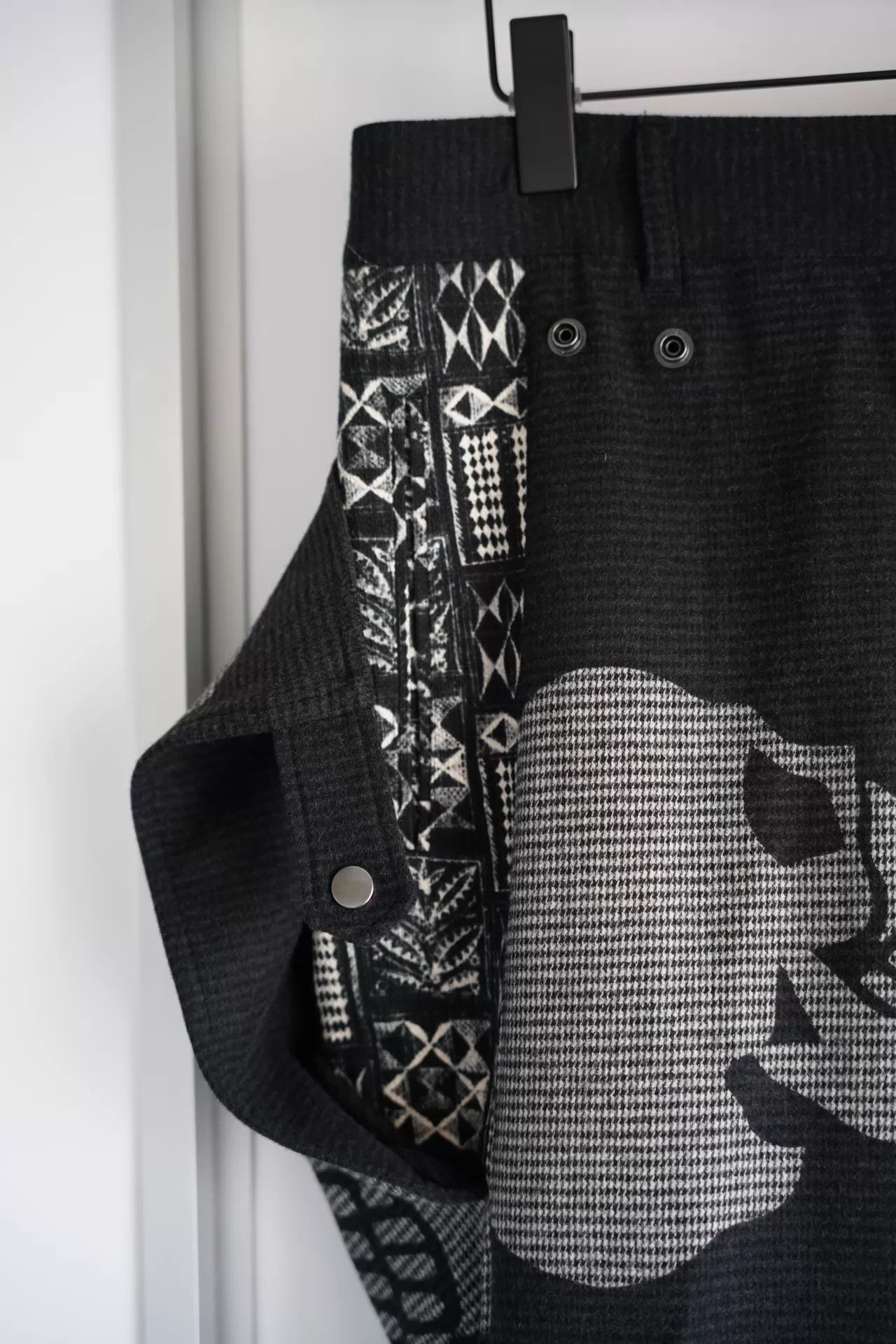 Yohji Yamamoto Yohji Yamamoto 14AW Pour Homme Skull Full Print Wide Leg Pants Size US 32 / EU 48 - 5 Thumbnail