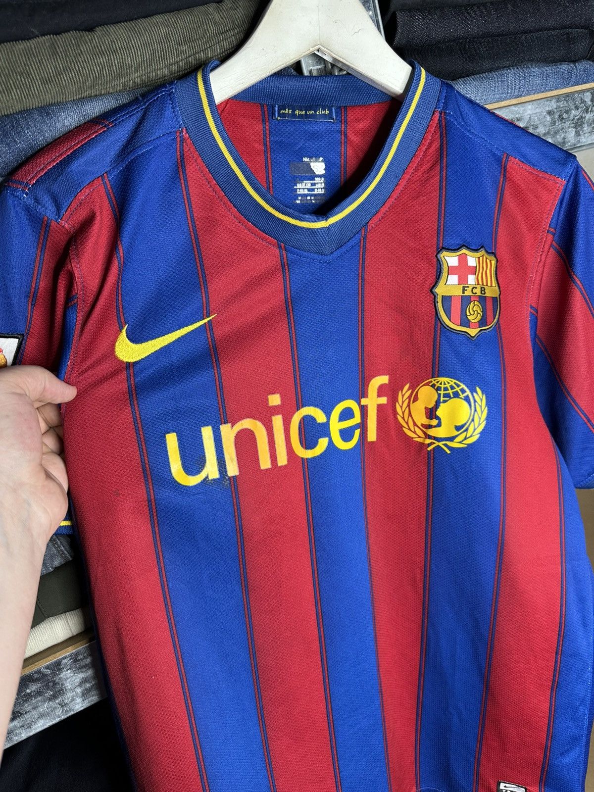 Nike FC Barcelona Retro 2009/10 Nike Home Soccer Jersey Size S Size US S / EU 44-46 / 1 - 2 Thumbnail