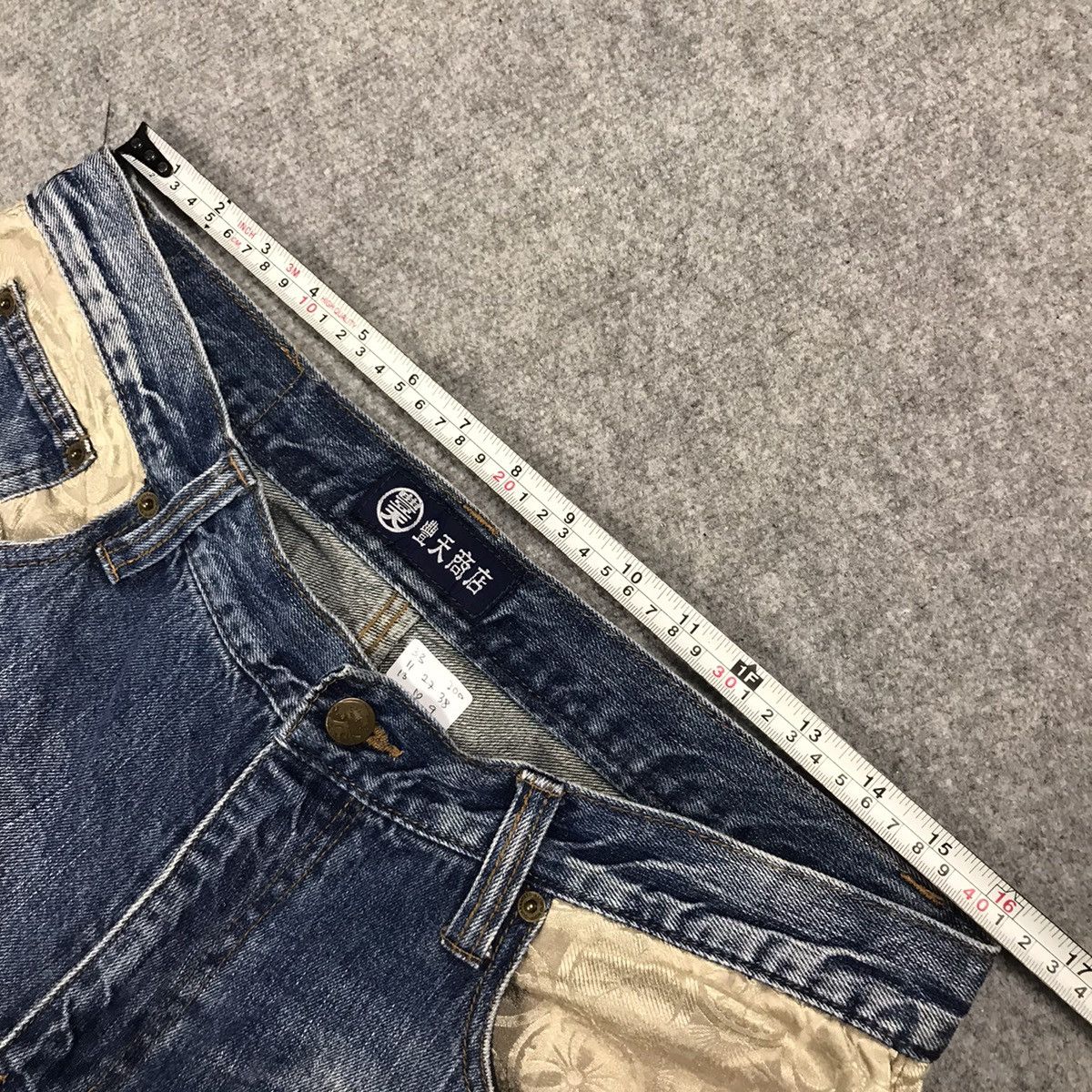 Japanese Brand JAPANESE BRAND EMBROIDERY GARUDA DENIM PANTS Size US 33 - 19 Thumbnail