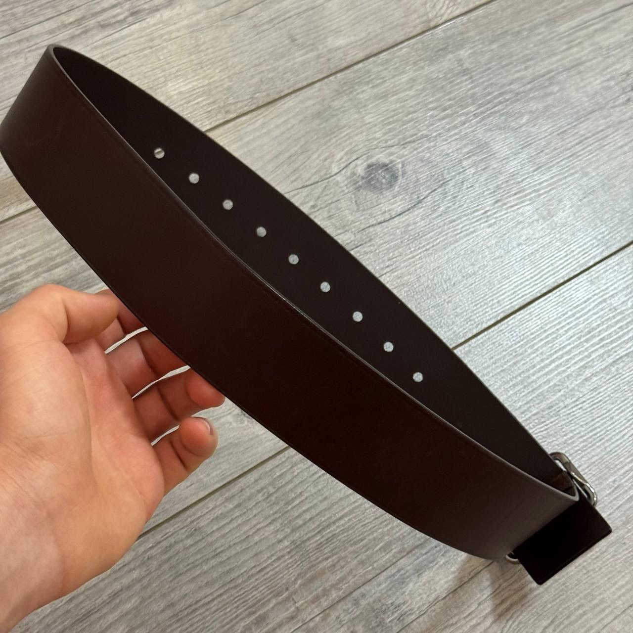 Jil Sander JIL SANDER BROWN LEATHER BELT Size ONE SIZE - 5 Thumbnail