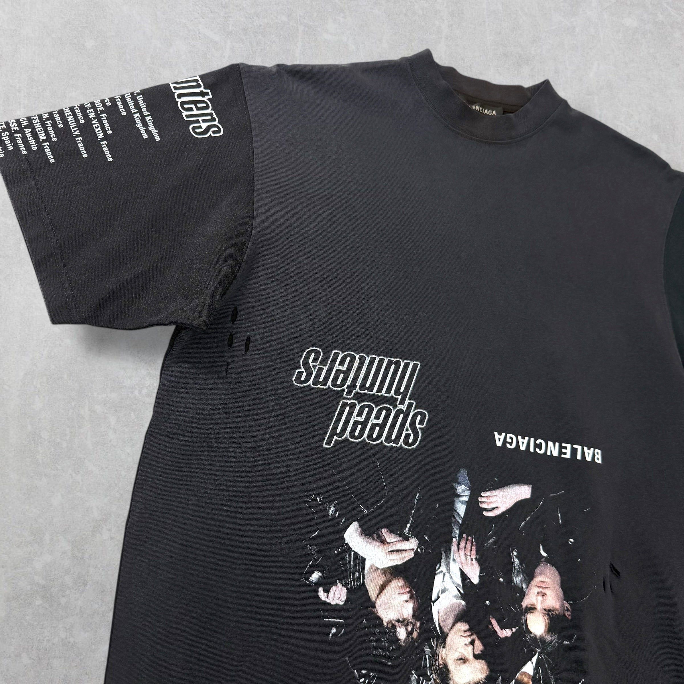 Balenciaga Balenciaga Upside Down Speed Hunters Tee L Size US L / EU 52-54 / 3 - 5 Thumbnail