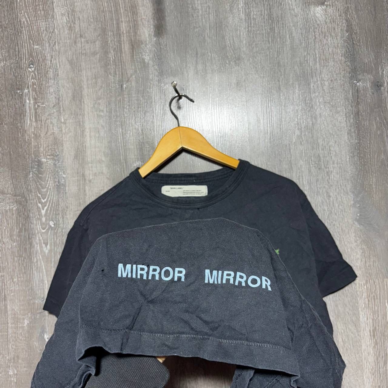 Off-White Off-White Black Leaf Embroidered Cotton Crew Neck T-Shirt M Size US S / EU 44-46 / 1 - 4 Thumbnail
