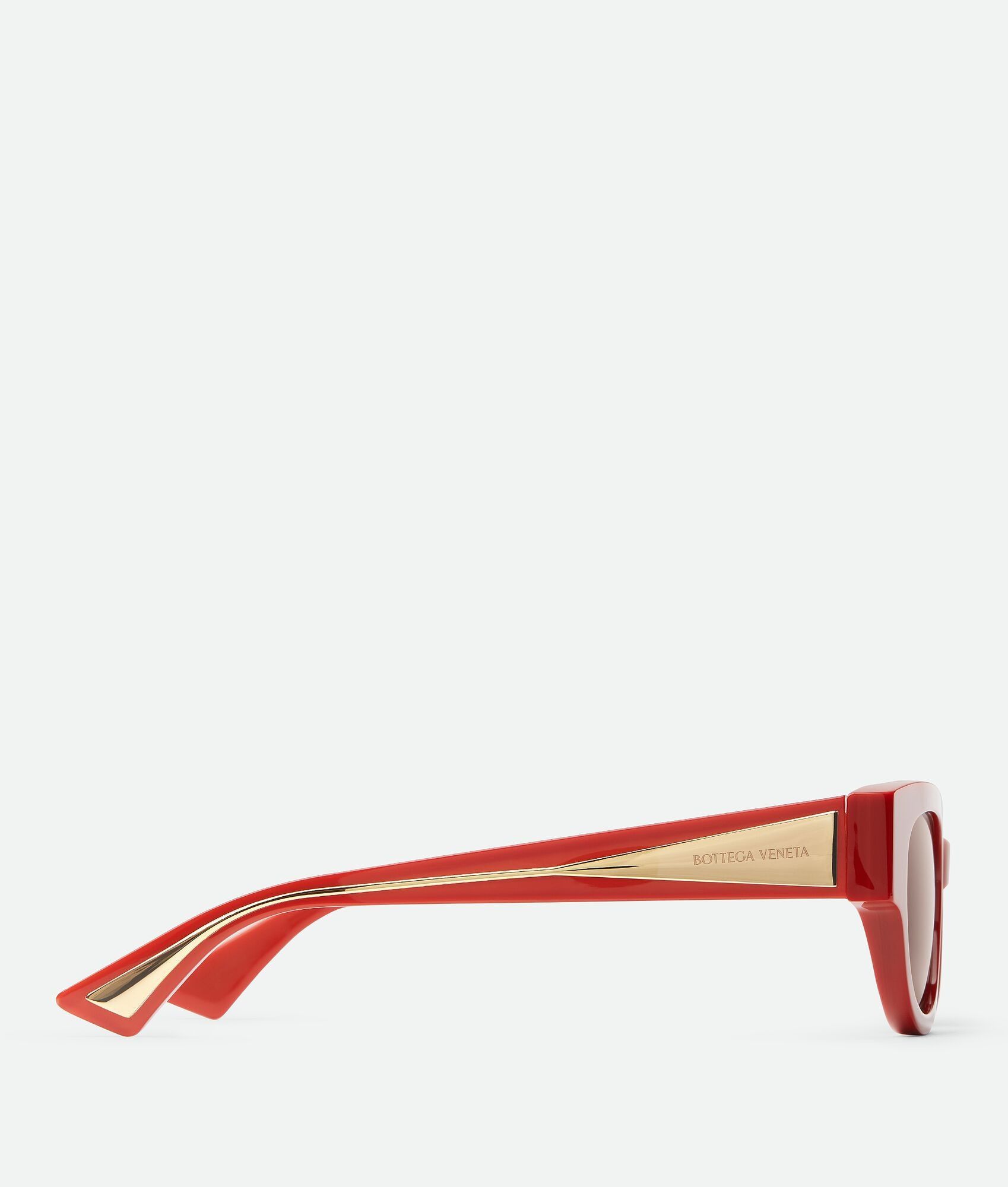 Bottega Veneta o1n1vont0525 Size: OS / Tri-Fold Square Sunglasses in Orange Size ONE SIZE - 2 Thumbnail