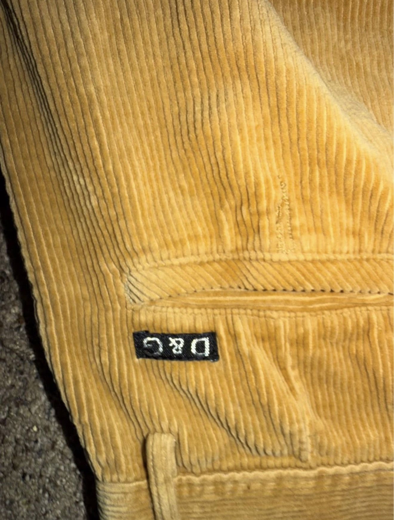 Dolce & Gabbana D&G Corduroy Pants Mustard S34 Size US 34 / EU 50 - 4 Thumbnail