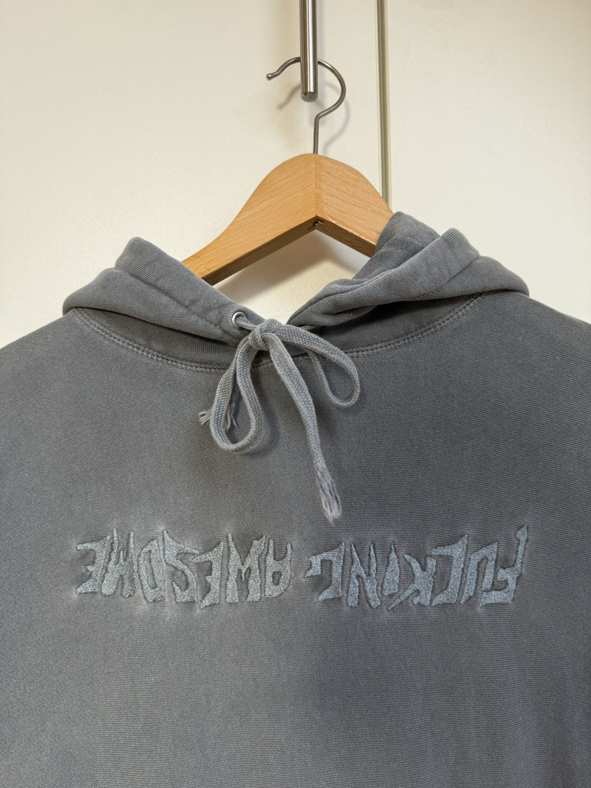 Fucking Awesome Pigmented Pepper Inverted Logo Hoodie (embroidered) Size US M / EU 48-50 / 2 - 2 Thumbnail