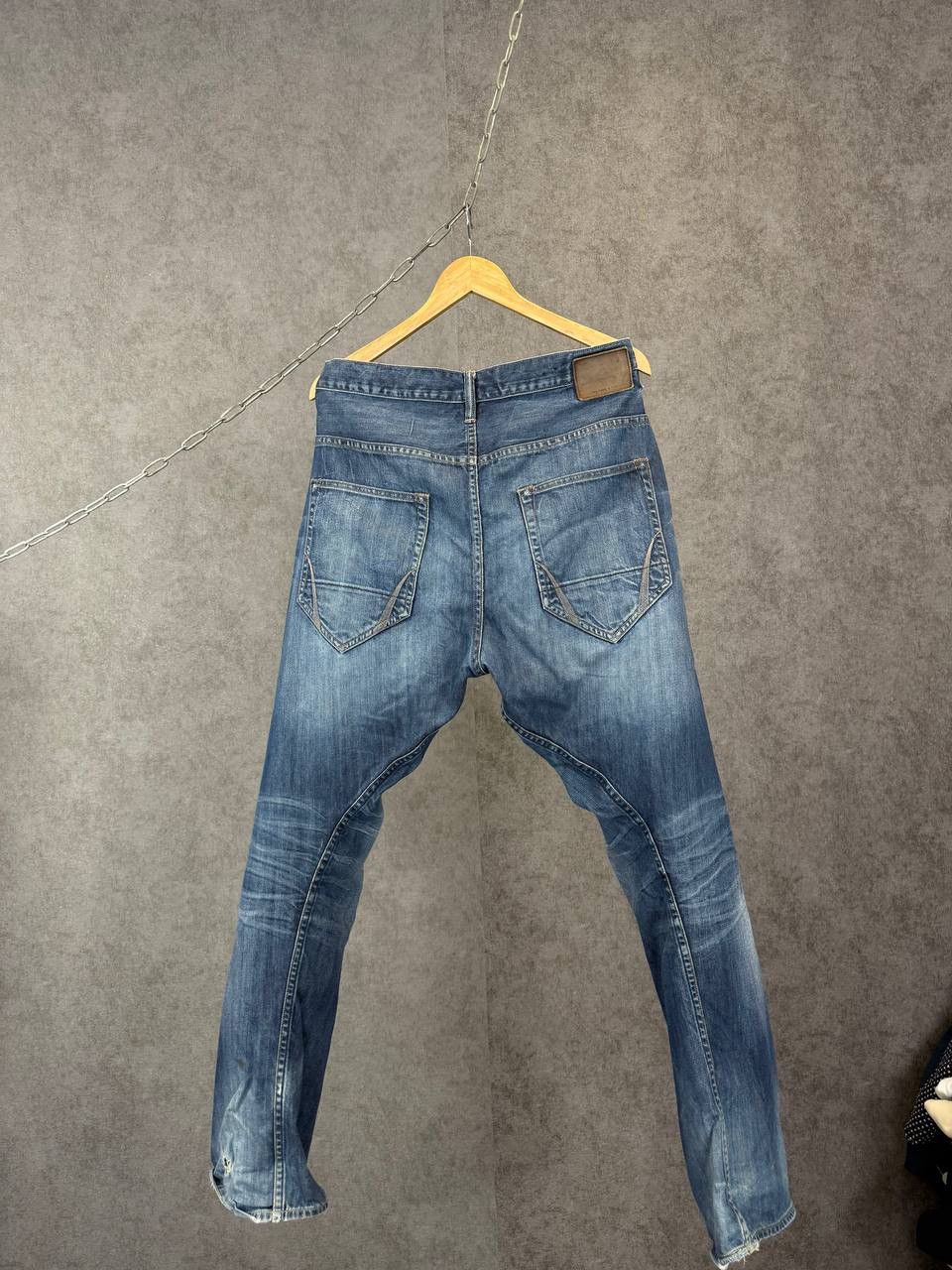Allsaints Allsaints vintage designer asymmetric jeans Size US 36 / EU 52 - 5 Thumbnail