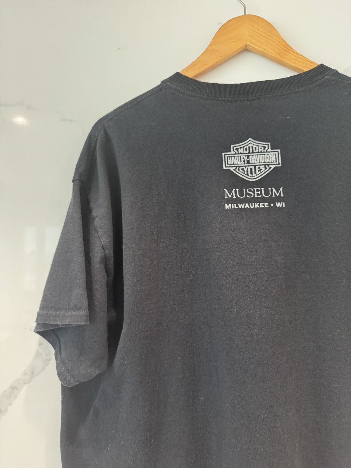 Harley Davidson Vintage Y2K Harley Davidson Museum T Shirt Black X-Large Size US XL / EU 56 / 4 - 6 Thumbnail