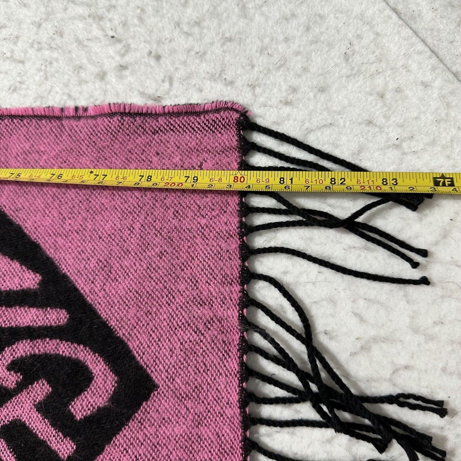 Victoria's Secret Victoria's Secret Angel Collection Heart Scarf Pink Black 80 Size ONE SIZE - 10 Thumbnail