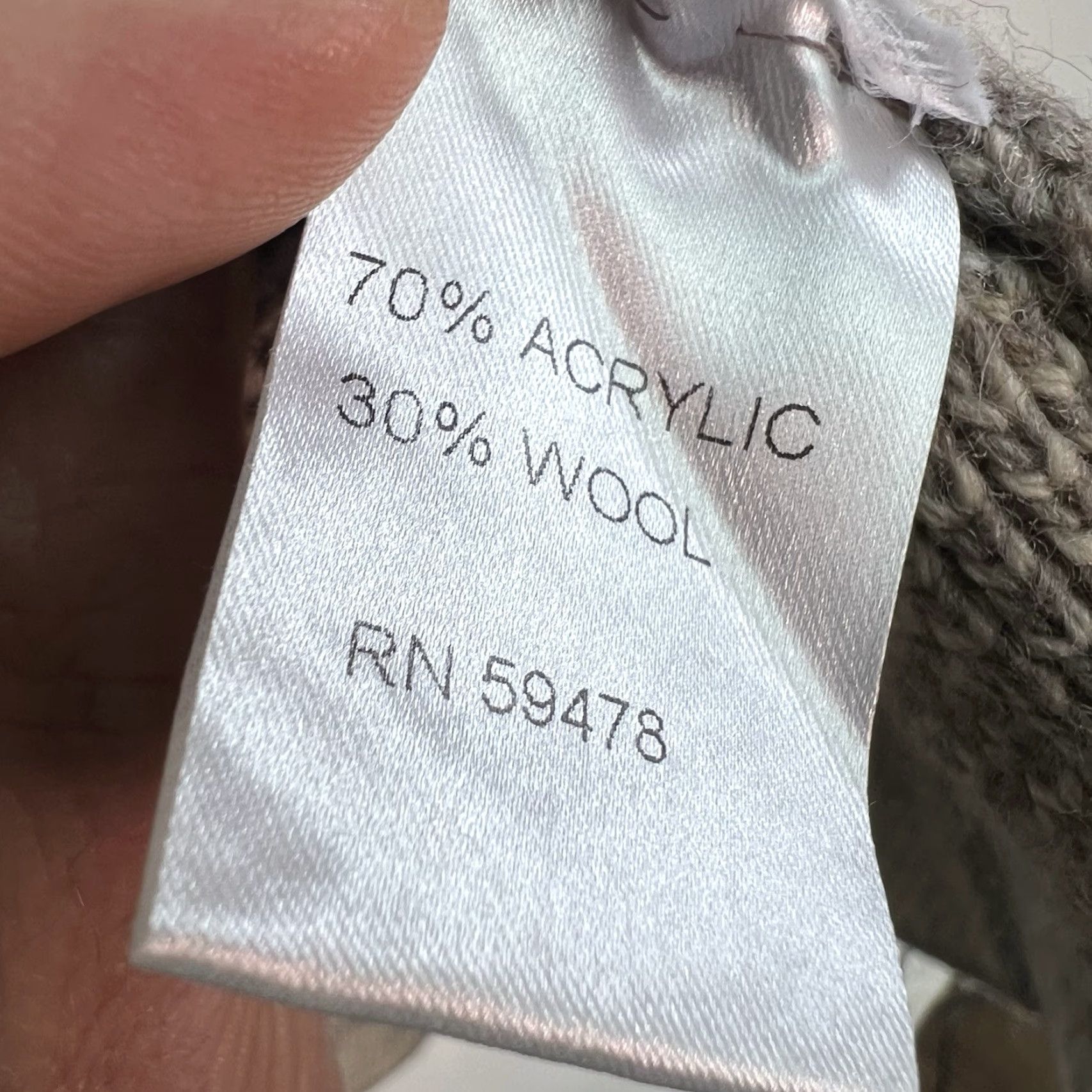 Vintage VINTAGE Cocogio Wool Blend Cardigan Sweater Size M Gray Geometric Pattern Made in Italy Womens Size M / US 6-8 / IT 42-44 - 5 Thumbnail