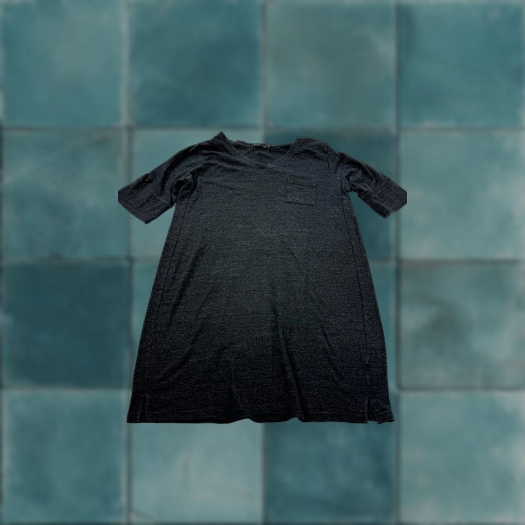 Prana prAna Dress Womens XL Gray V-Neck Short Sleeve Pocket Jersey Casual Size XL / US 12-14 / IT 48-50 - 1 Thumbnail