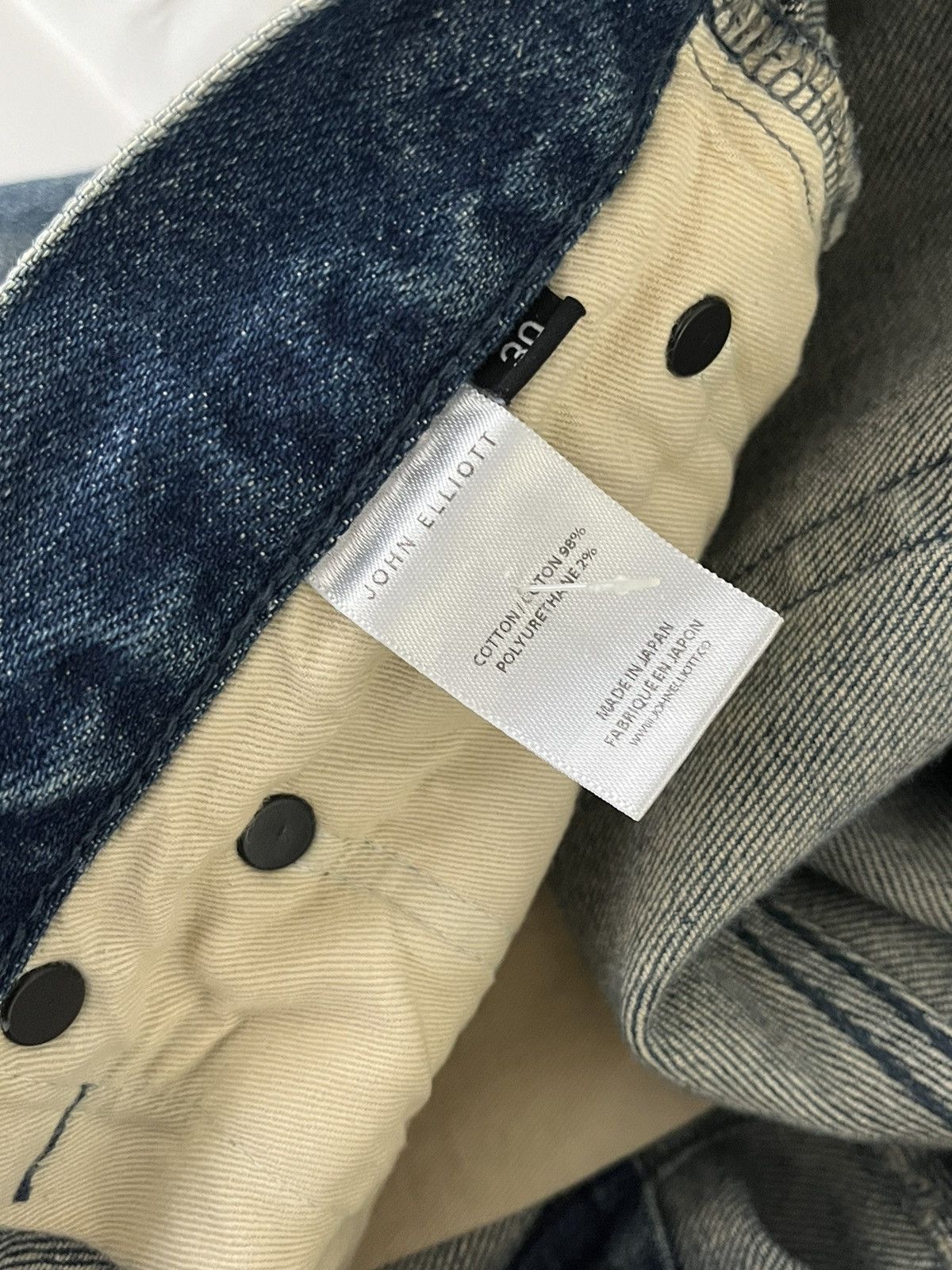 John Elliott The Cast 2 Figueroa Distressed Made in Japan Size US 30 / EU 46 - 6 Thumbnail