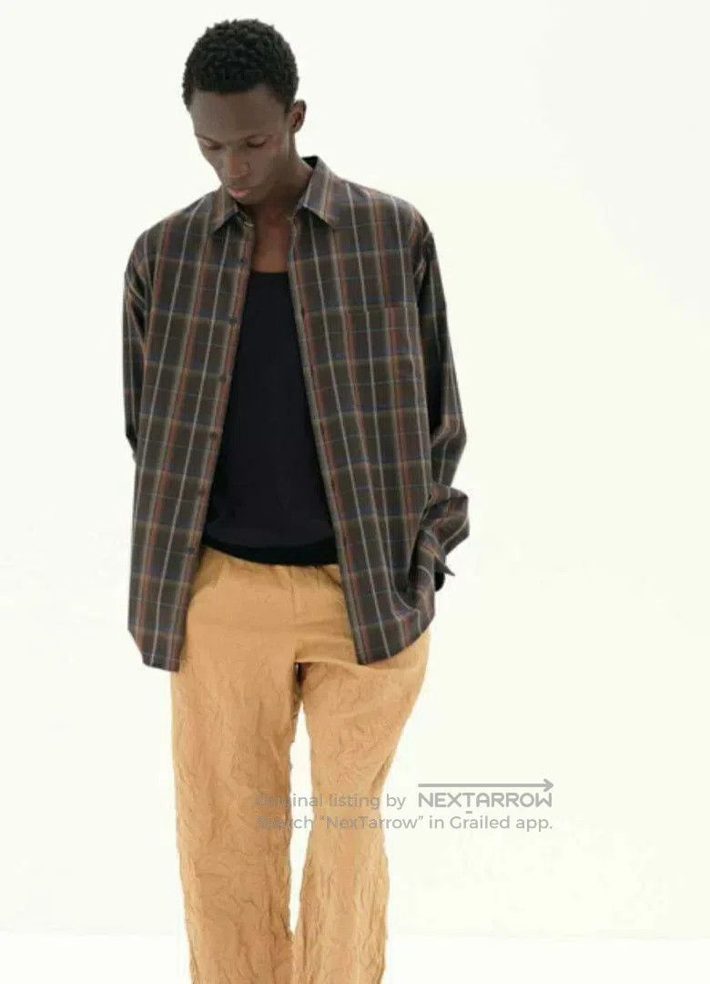 Auralee Auralee 24SS Super Light Wool Check Shirt. Size US XXL / EU 58 / 5 - 5 Thumbnail