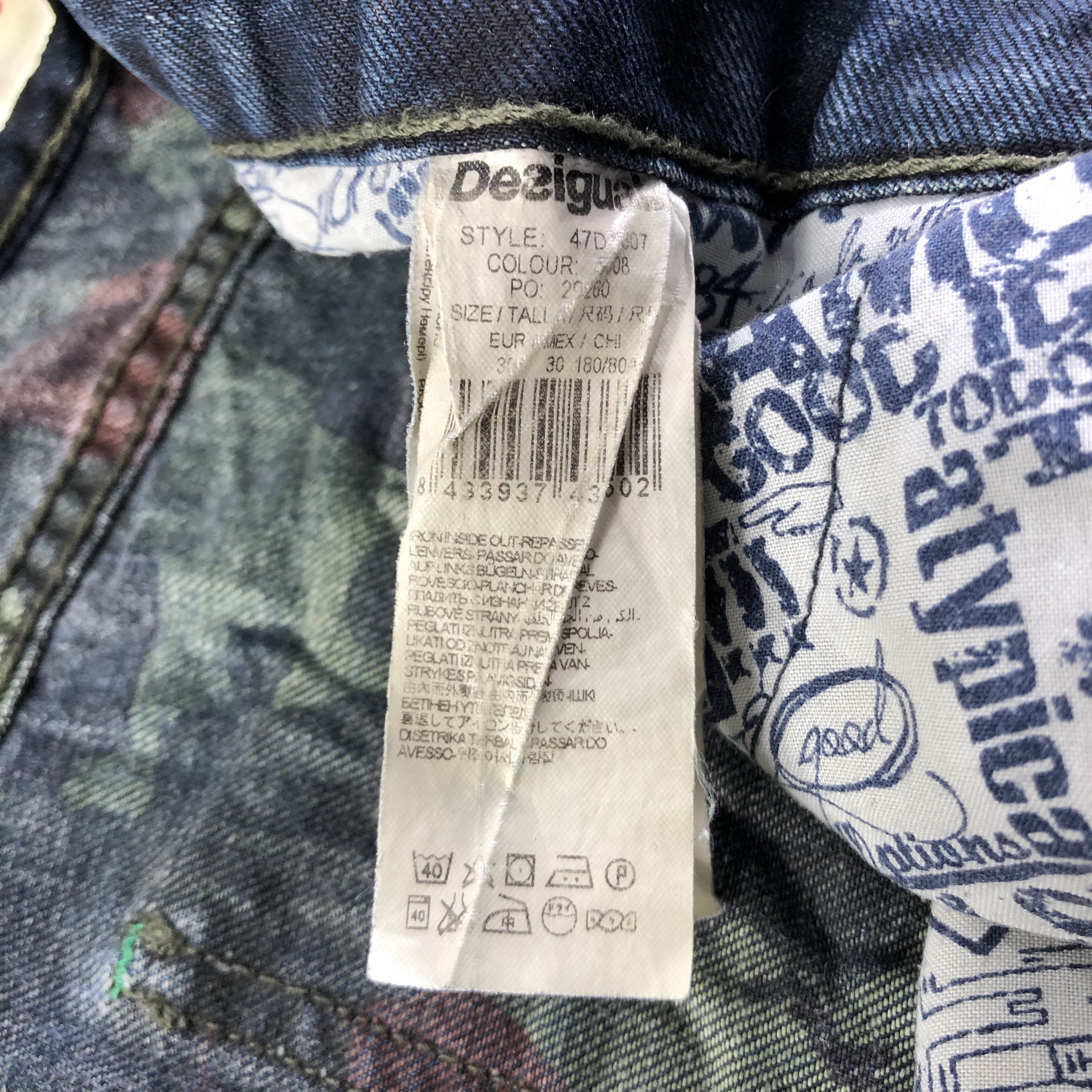 Desigual Desigual Jeans Regular Fit Denim KJ3093 Size US 30 / EU 46 - 11 Thumbnail