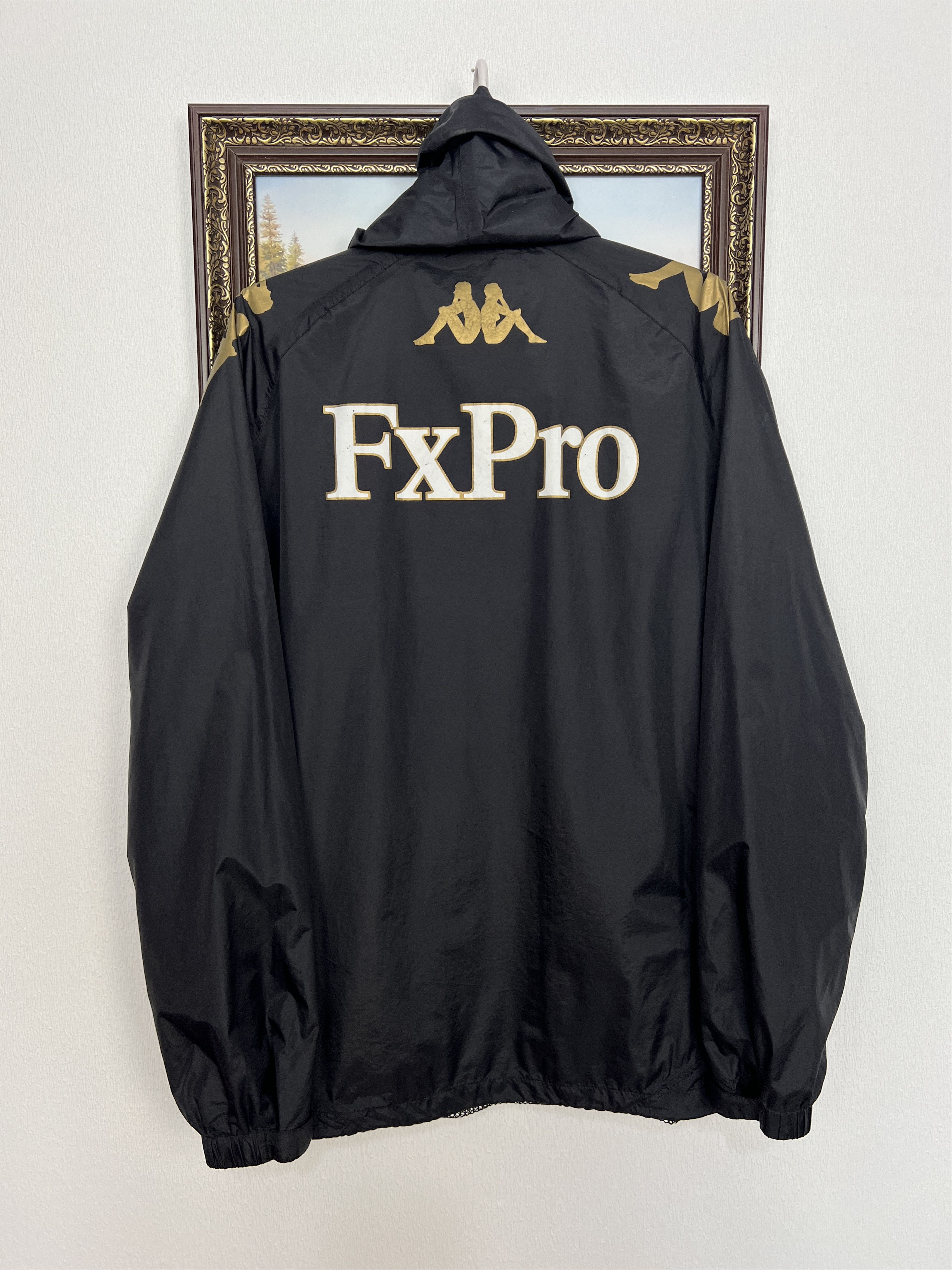 Kappa Fulham Football Jacket Soccer Hooded Windbreaker Rain Size US M / EU 48-50 / 2 - 11 Thumbnail