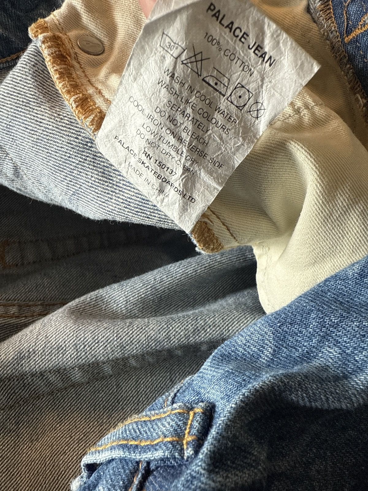 Palace Palace sticker pack denim jeans Size US 30 / EU 46 - 7 Thumbnail