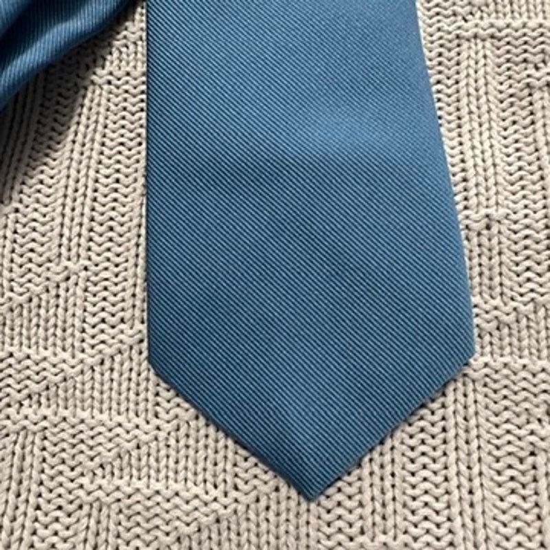 Vintage Vintage Gimbels solid blue tie Size ONE SIZE - 2 Thumbnail