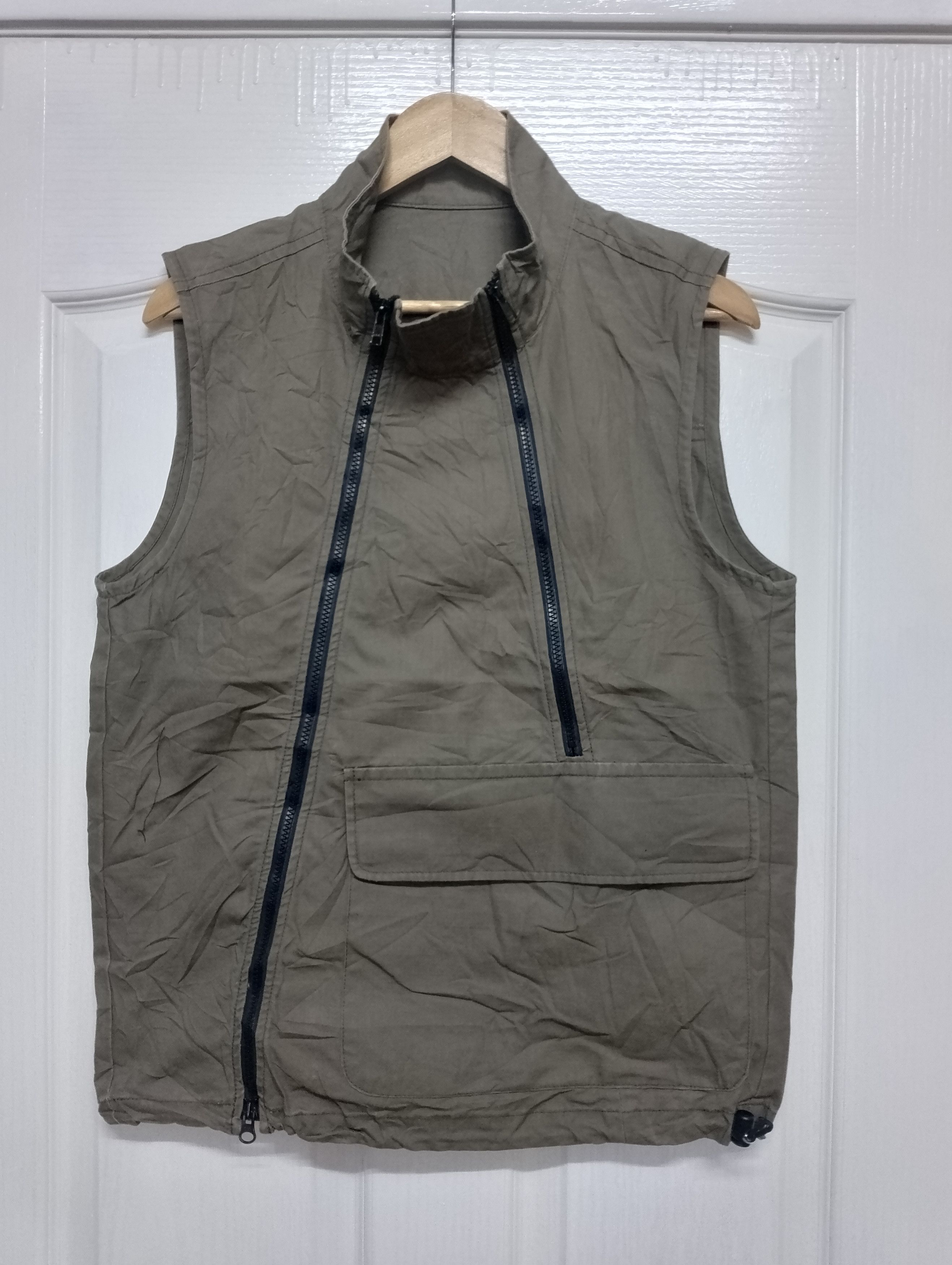 Jun Takahashi Jun Men Asymetri zipper Seditionaries Punk Jacket Sleveless Size US L / EU 52-54 / 3 - 1 Thumbnail