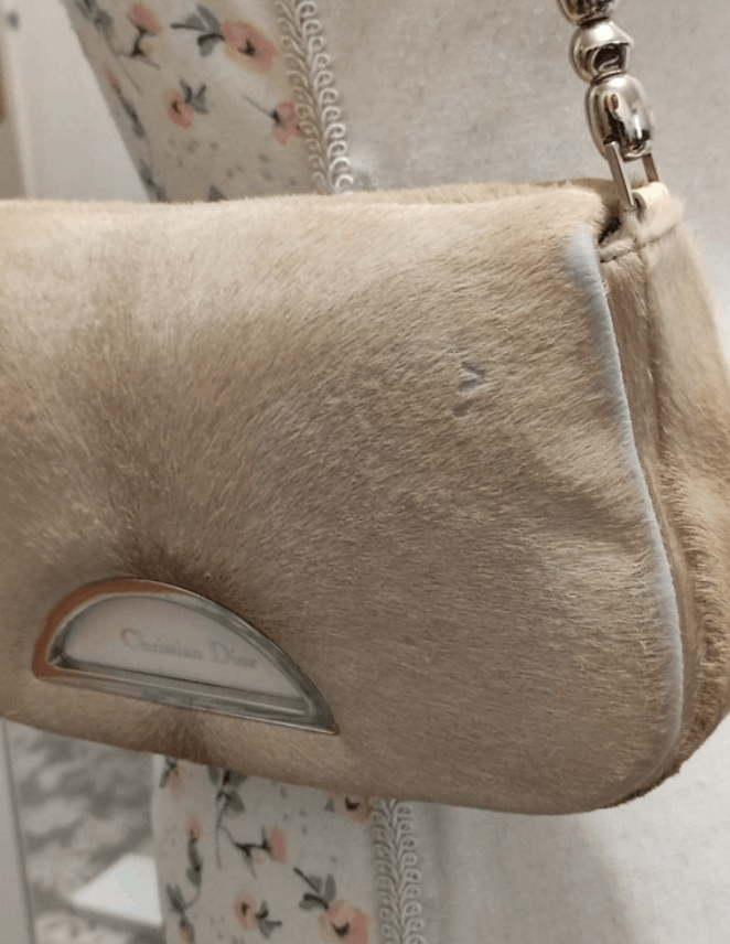 Christian Dior Monsieur × Dior Dior Bag Malice Saddle Shoulder Hodo Fur Leather 90s EX0031 Size ONE SIZE - 10 Thumbnail