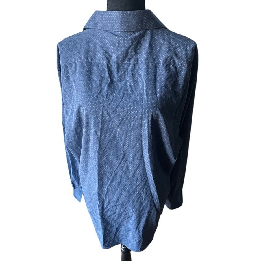 Lucky Brand Lucky Brand Men’s Blue Slim Fit Stretch Button-Up Shirt Size US XL / EU 56 / 4 - 6 Thumbnail