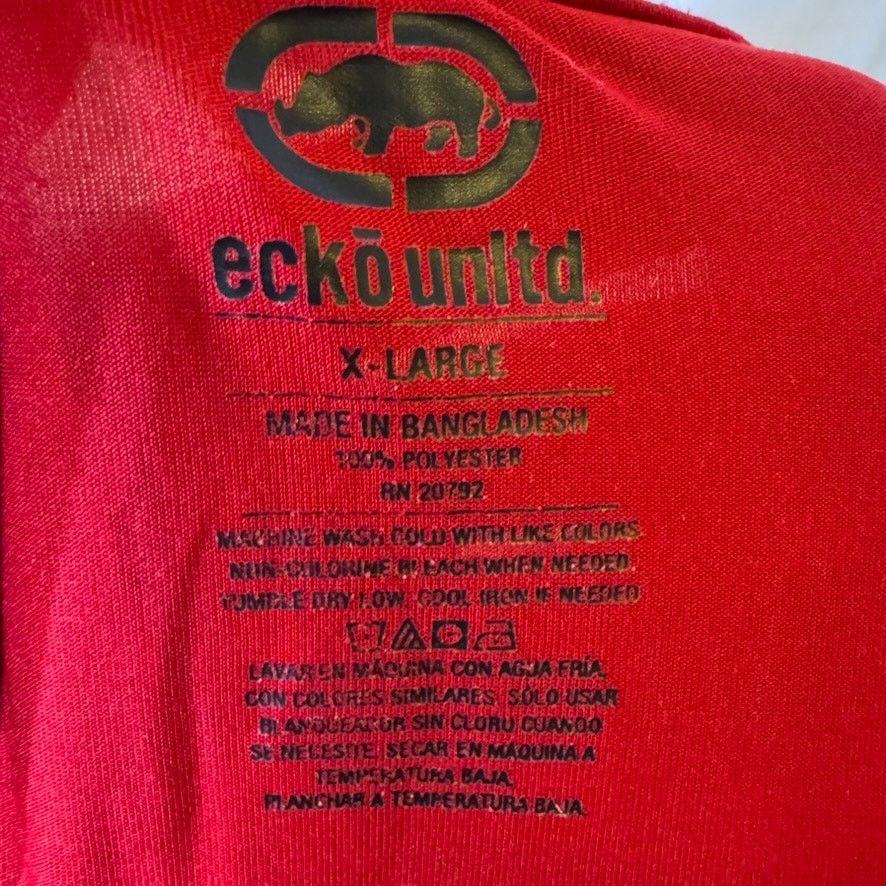 Ecko Unltd. Ecko Unltd Red Y2K Graphic T Shirt XL Streetwear Logo Tee Size US XL / EU 56 / 4 - 5 Thumbnail