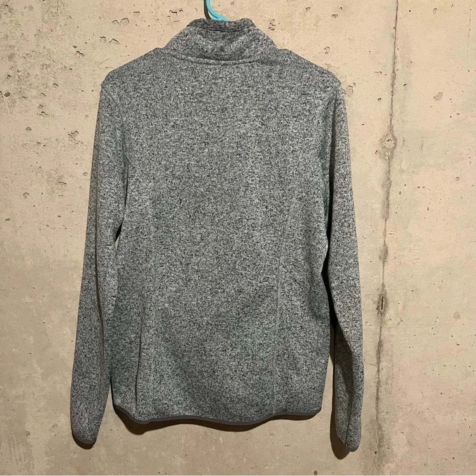 Eddie Bauer Eddie Bauer sz L Fleece Pullover Grey Blue Heather Size L / US 10 / IT 46 - 9 Thumbnail