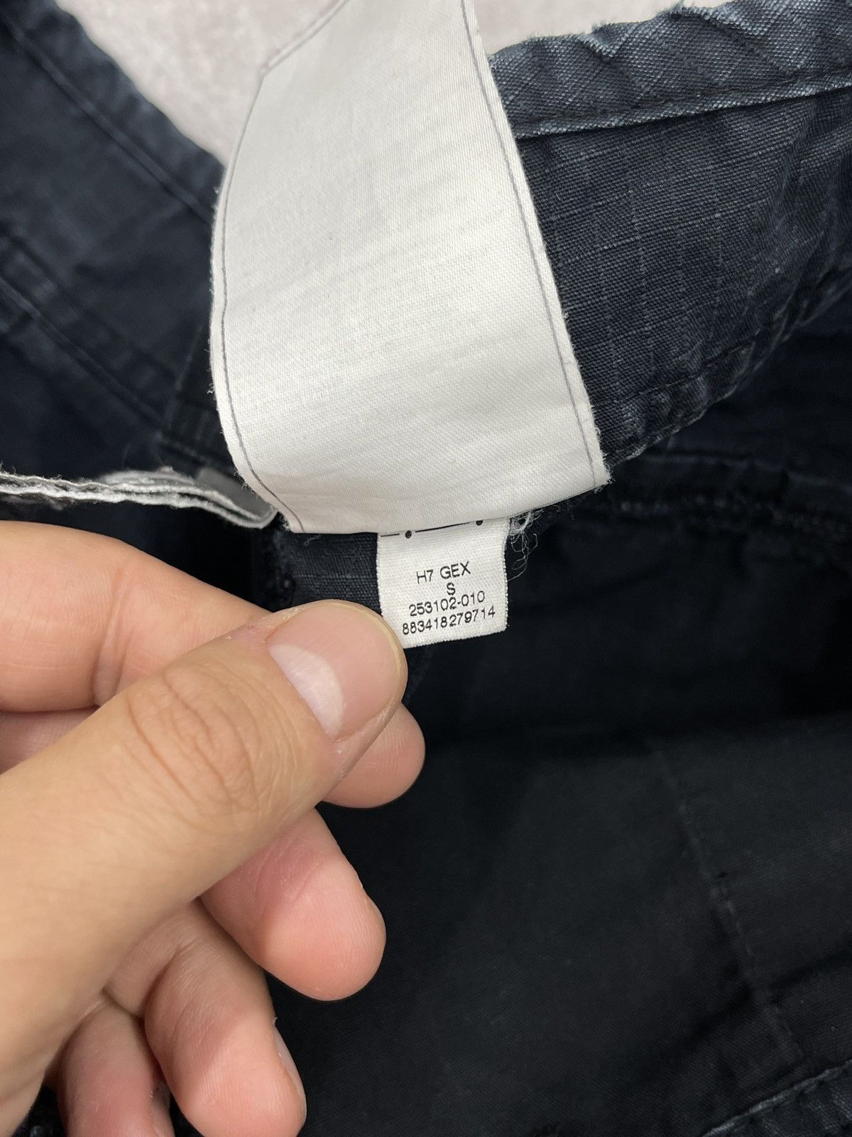 Nike Vintage Nike Cargo Distressed Pants Navy Drill Y2K ACG TN Size US 30 / EU 46 - 15 Thumbnail